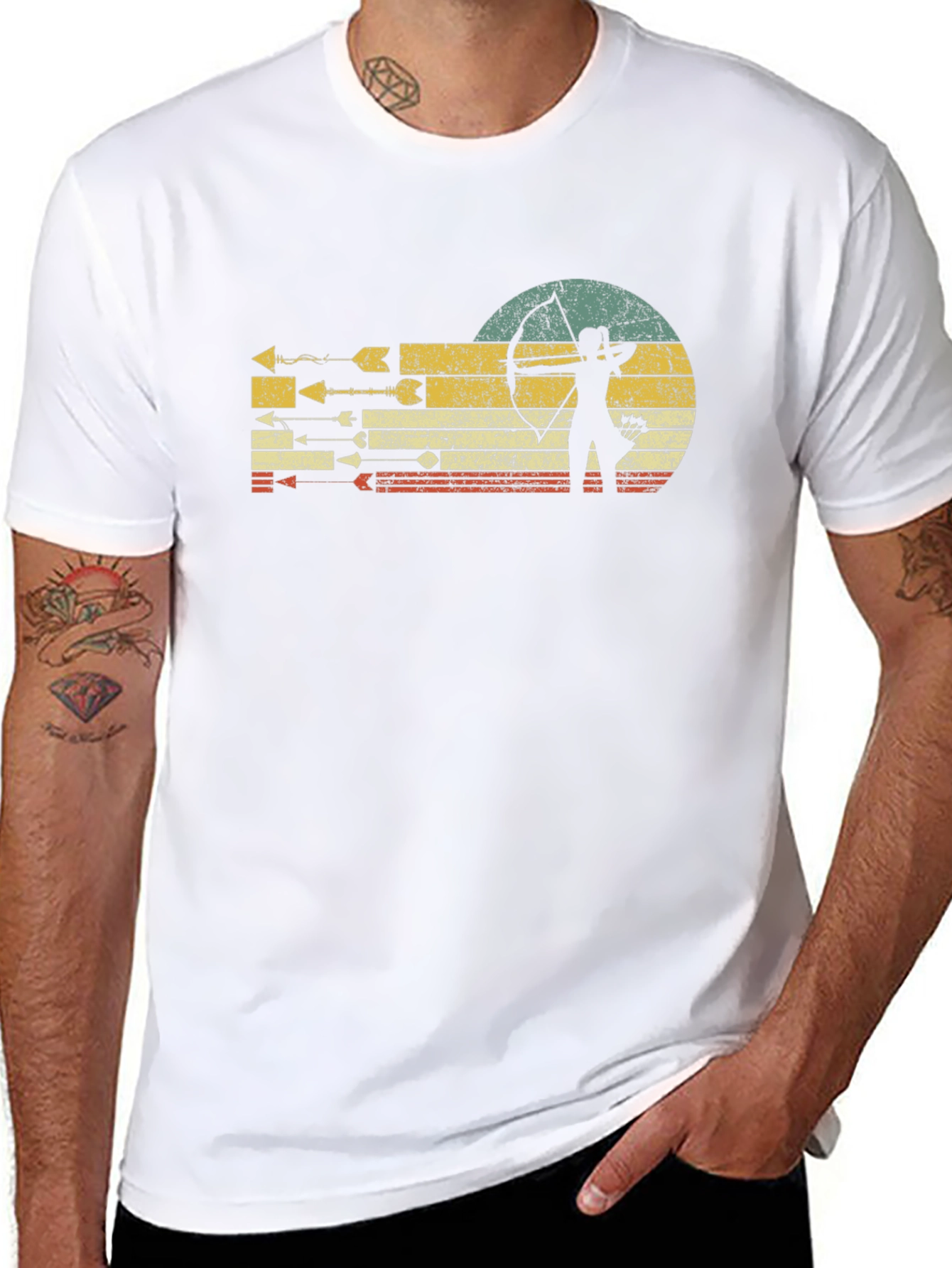 Vintage Archer T-Shirt - Retro Archery Design