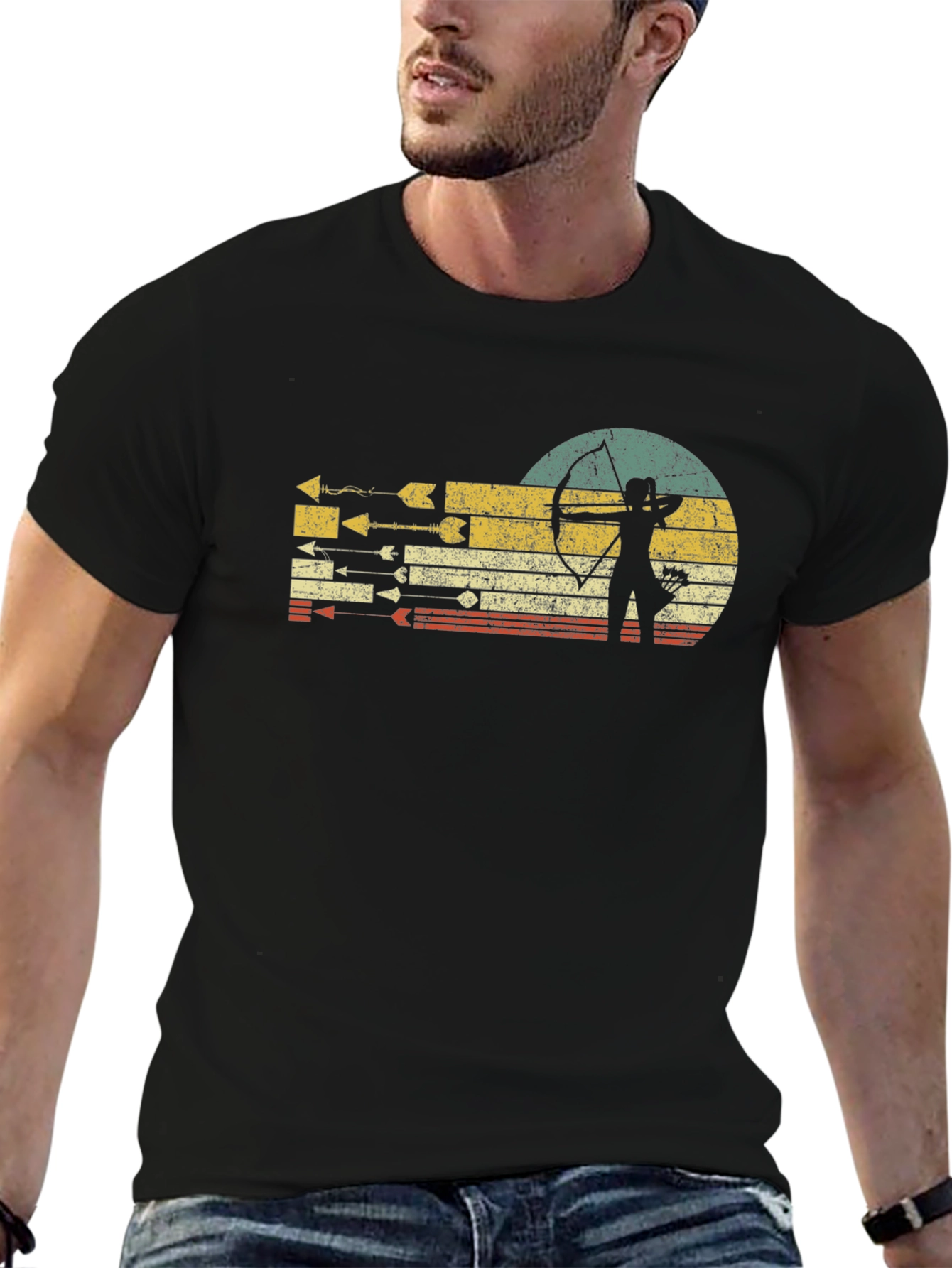 Vintage Archer T-Shirt - Retro Archery Design