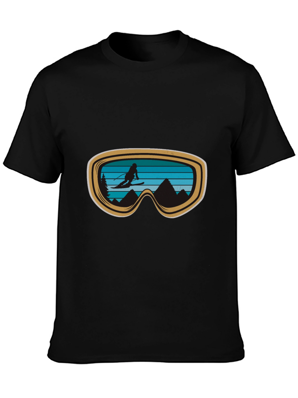 Ski Goggles Graphic Tee - Adventure Ready