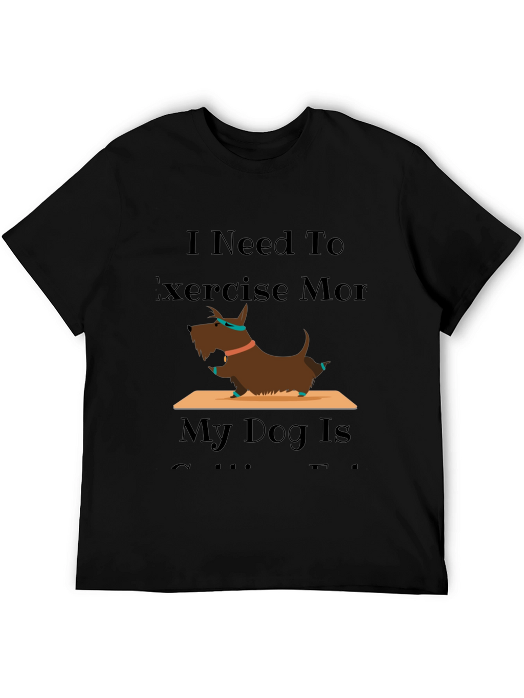 Exercise More Dog T-Shirt