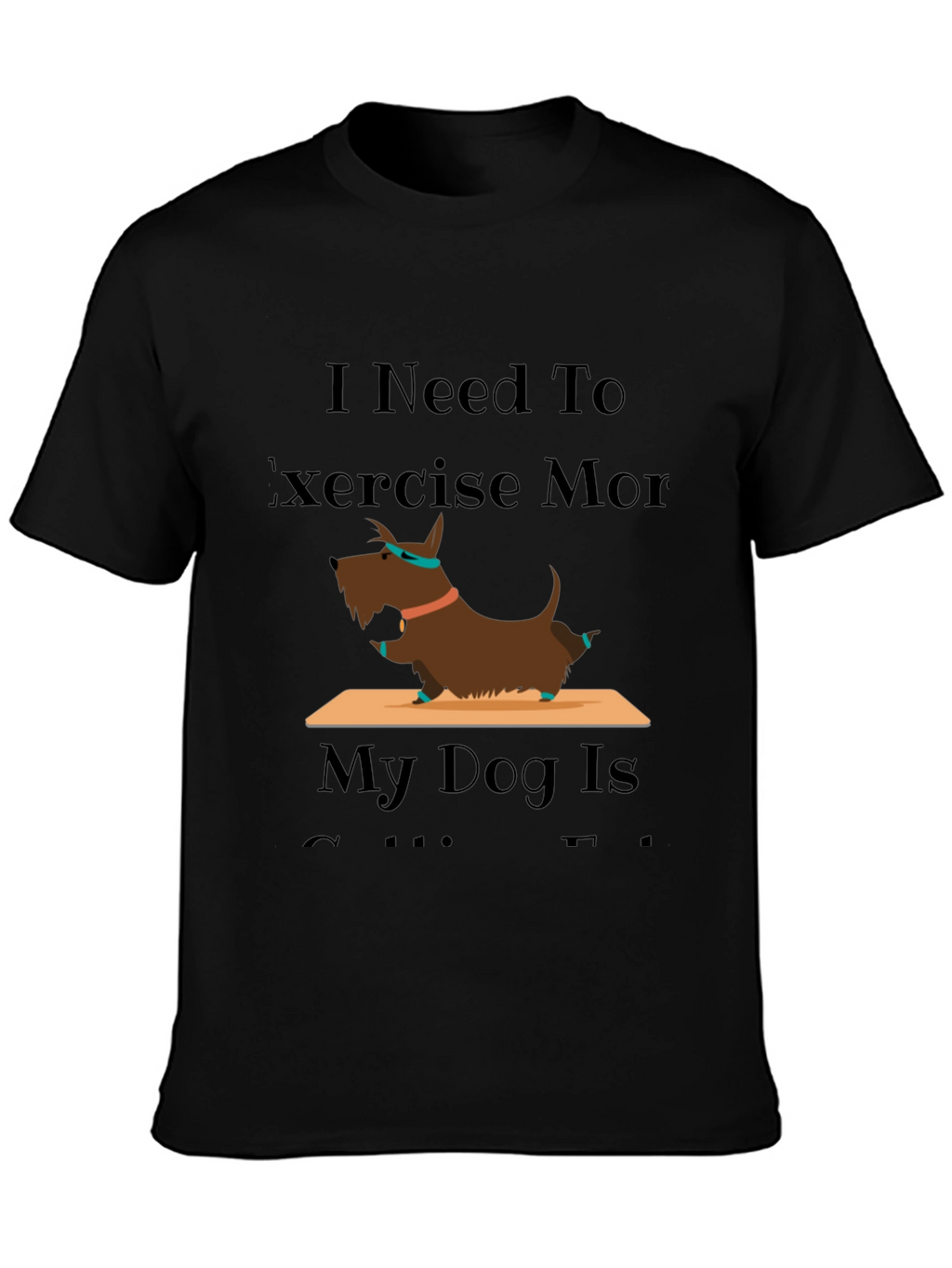 Exercise More Dog T-Shirt