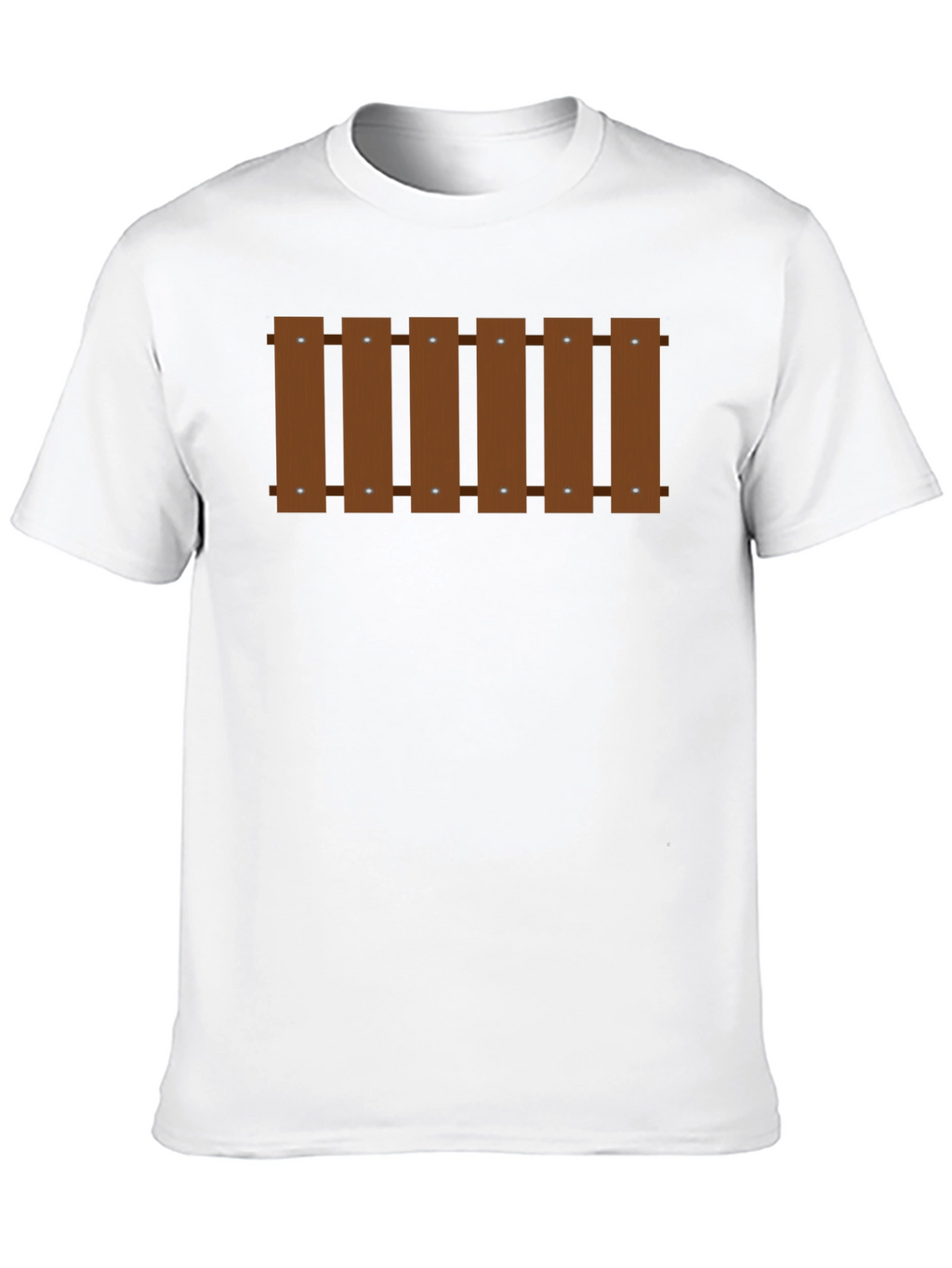 Novelty Fence Graphic T-Shirt - Black