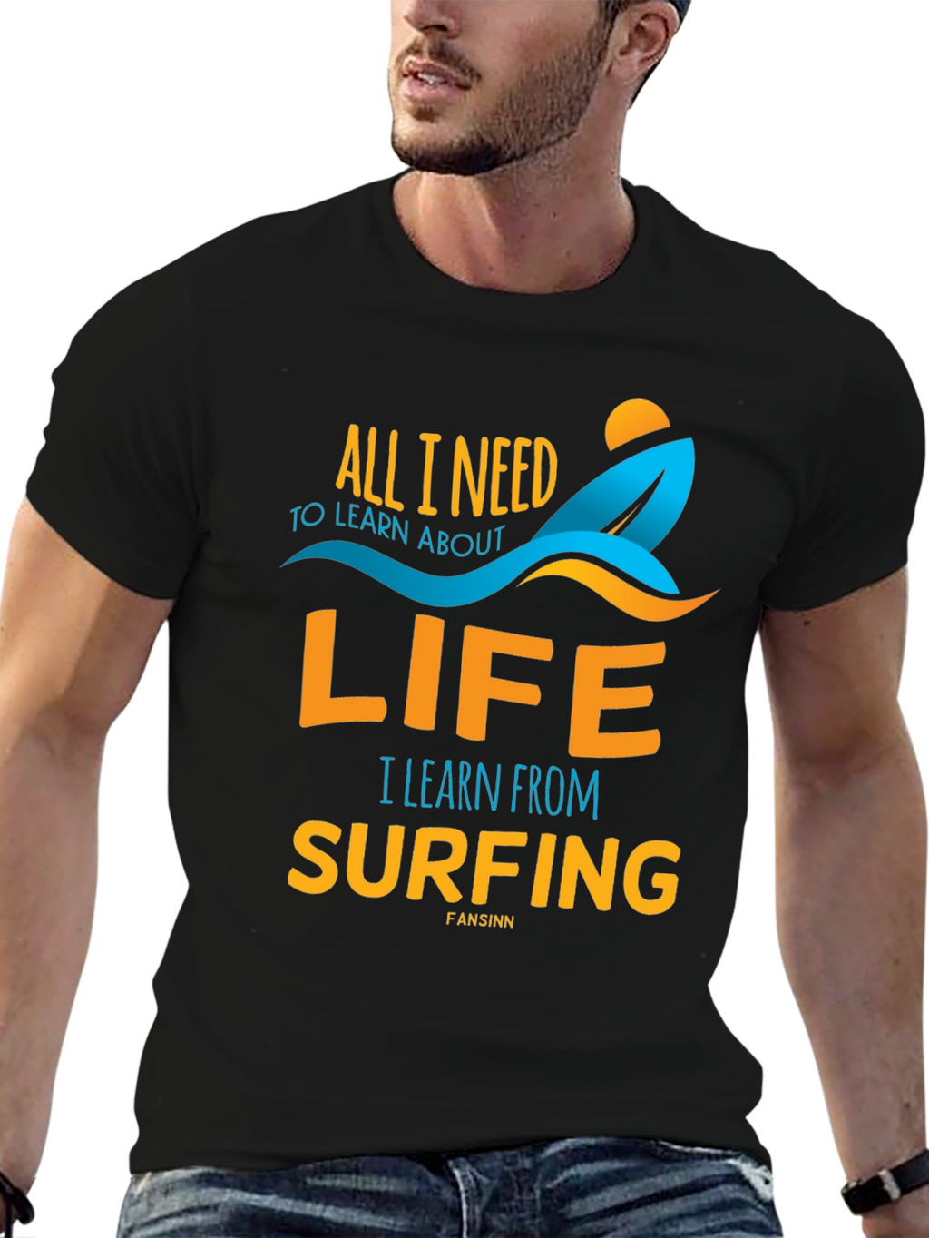 Surfing Life T-Shirt: Learn from the Waves