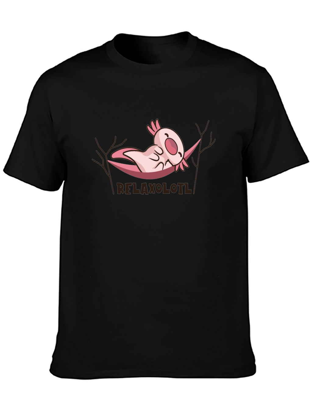 Relaxolotl T-Shirt - Cute Axolotl Hammock Tee