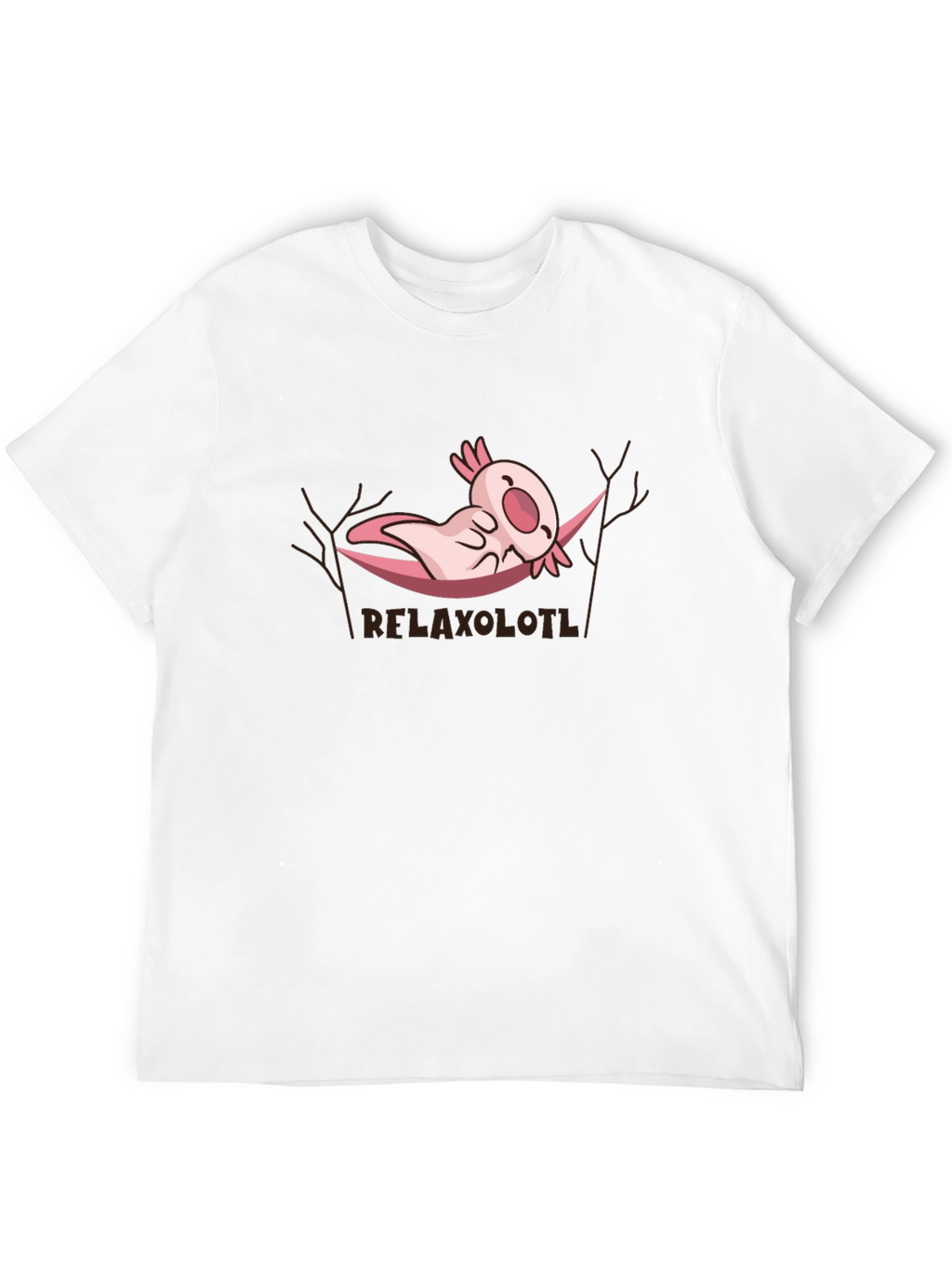 Relaxolotl T-Shirt - Cute Axolotl Hammock Tee