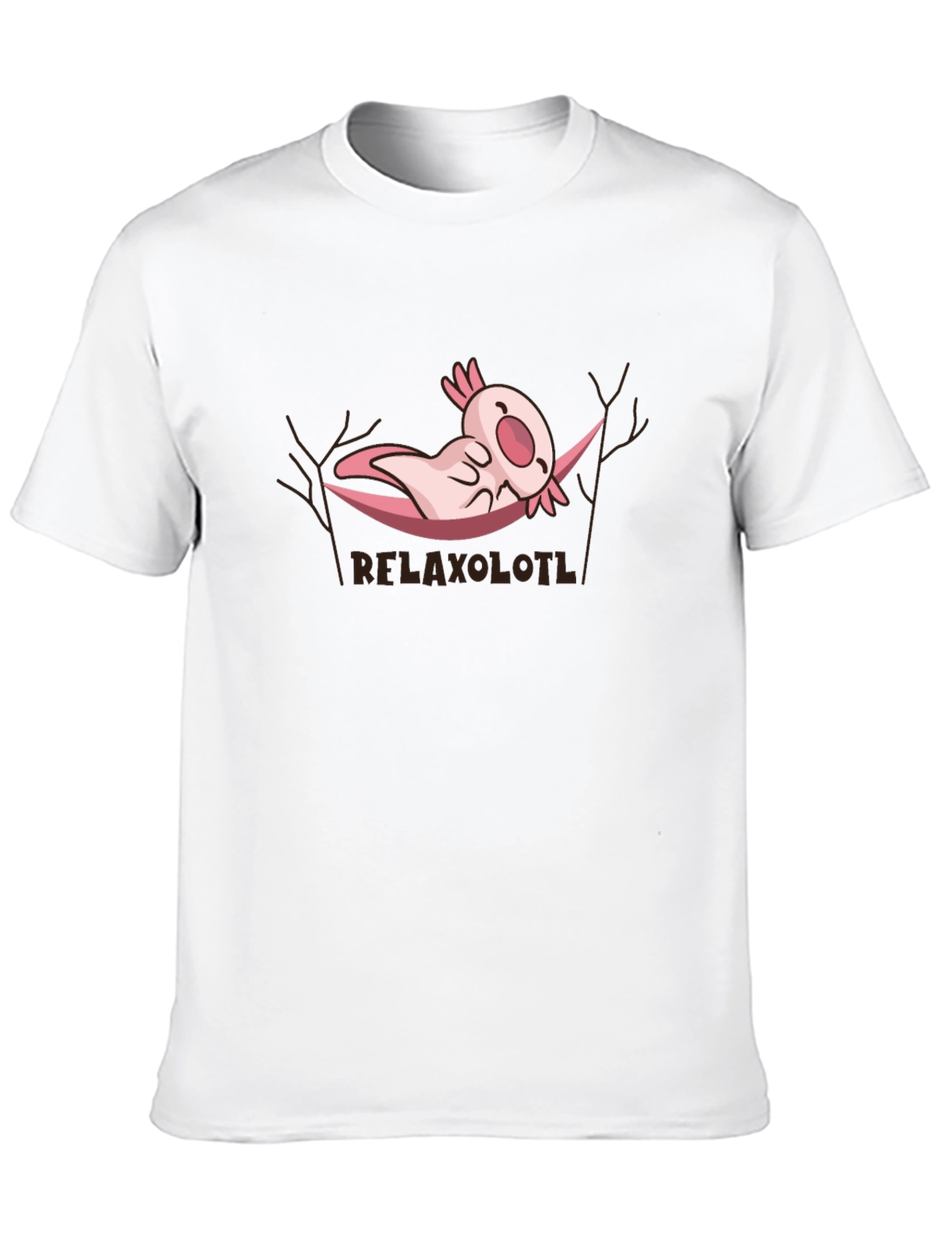 Relaxolotl T-Shirt - Cute Axolotl Hammock Tee