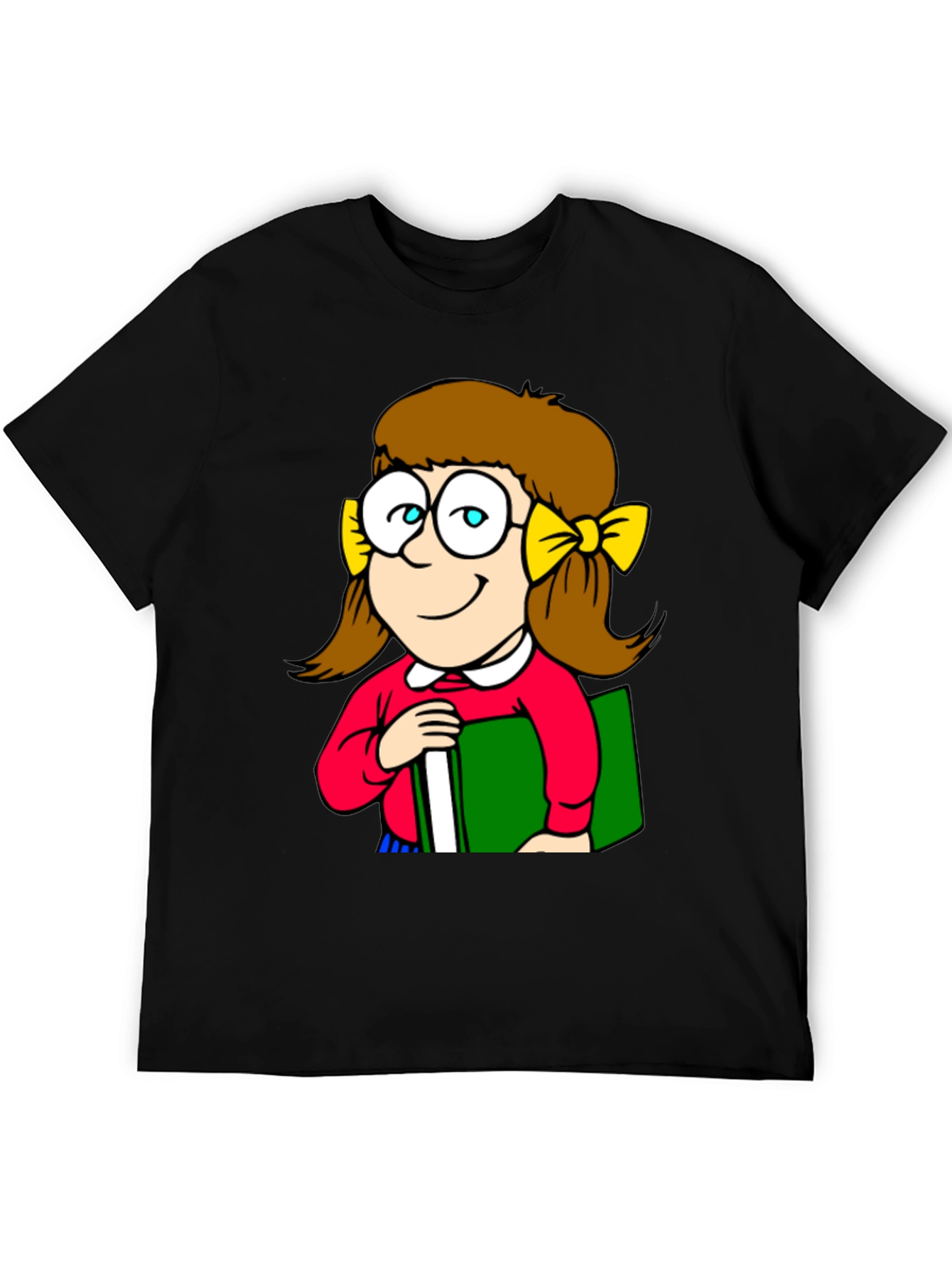 Cartoon Girl T-Shirt - Unique Geeky Design