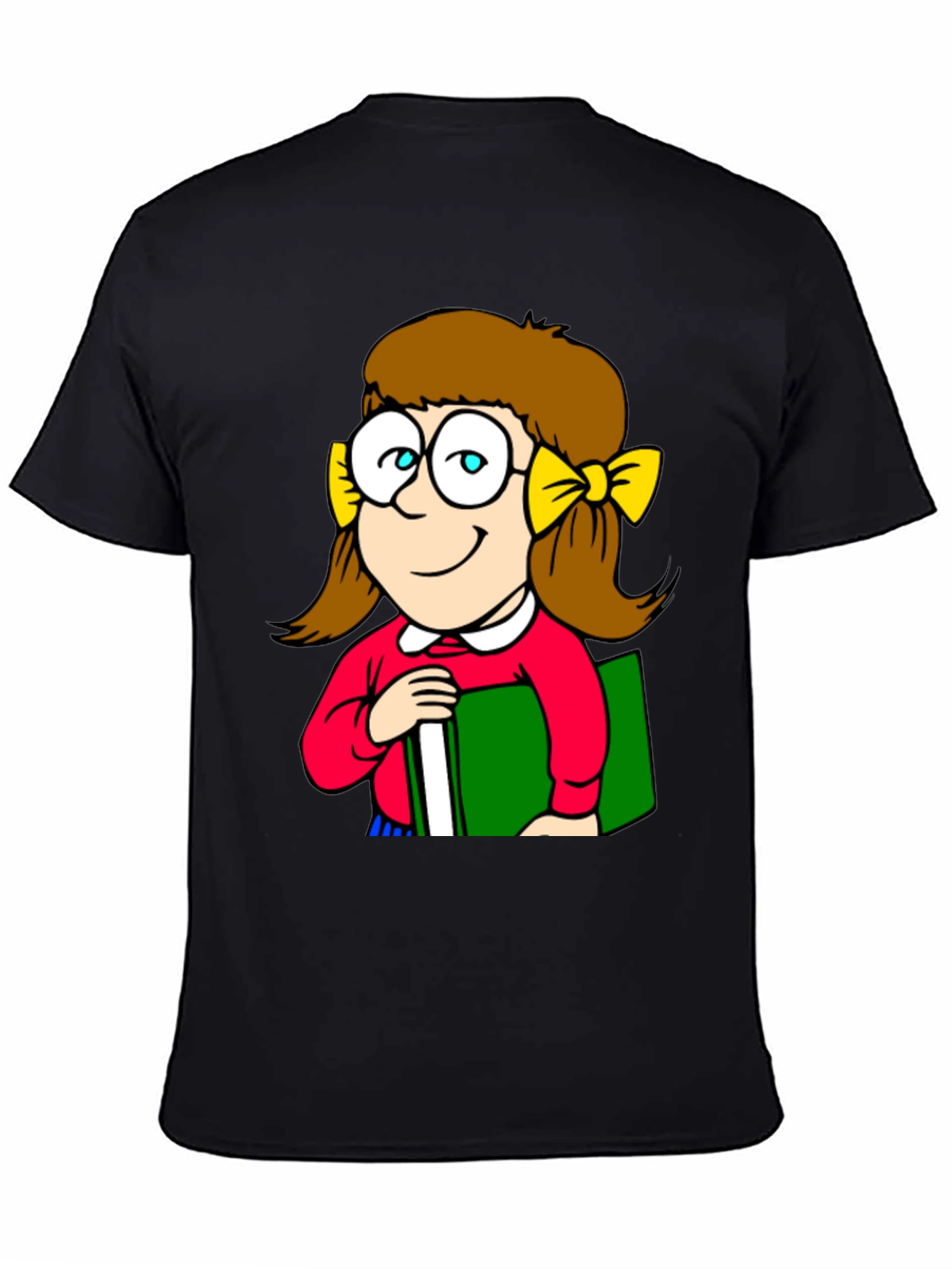 Cartoon Girl T-Shirt - Unique Geeky Design