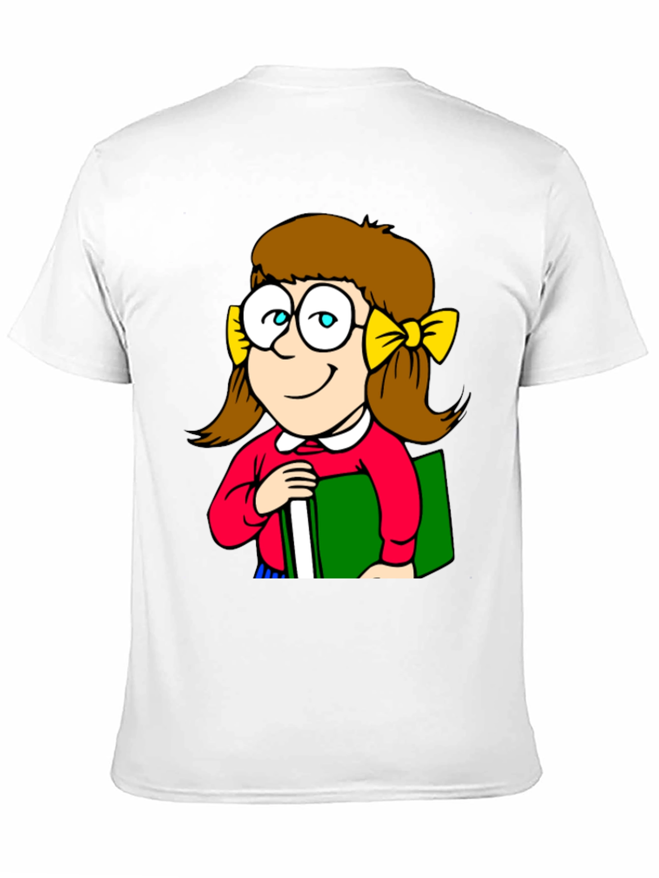 Cartoon Girl T-Shirt - Unique Geeky Design