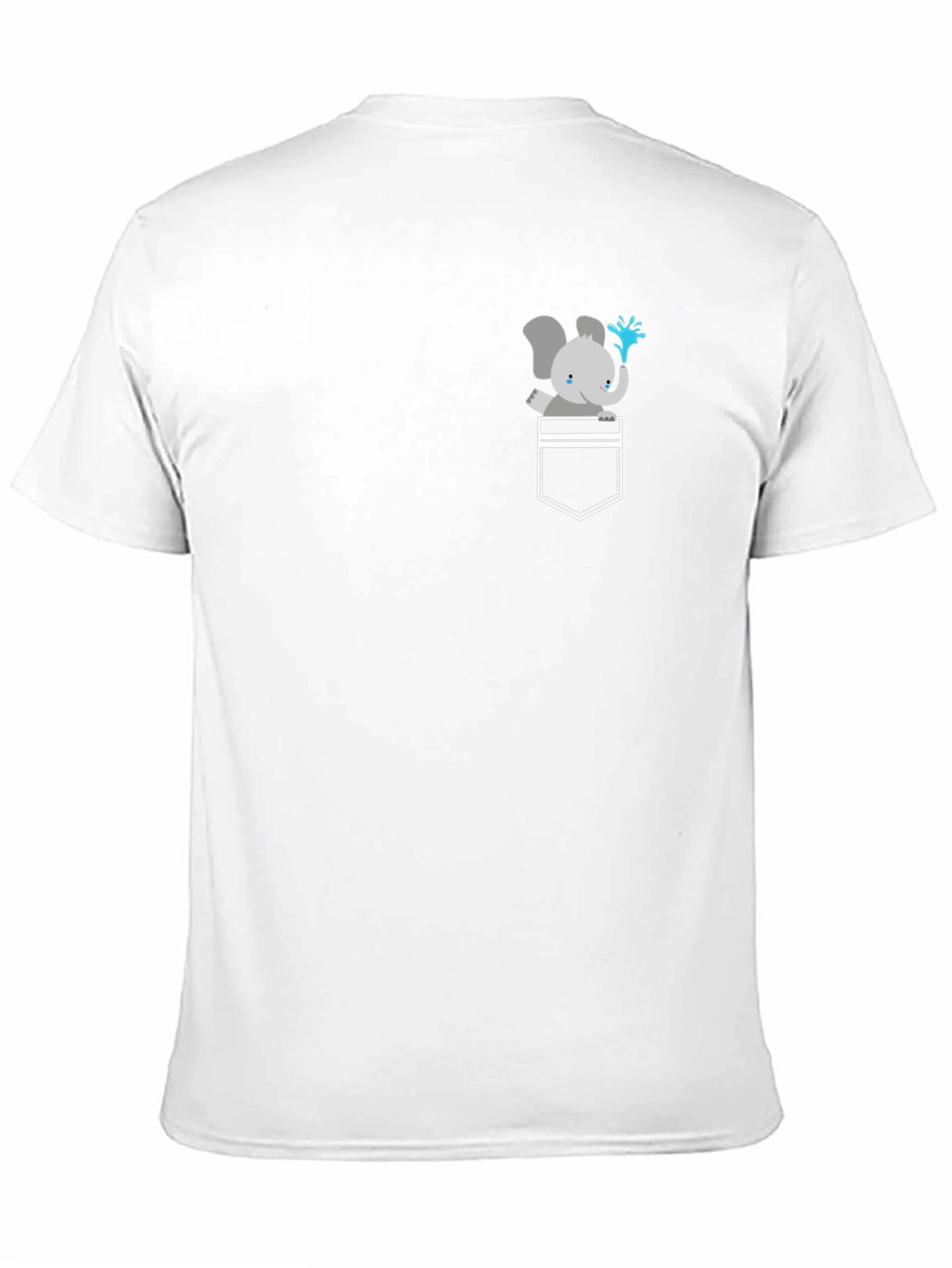Elephant Pocket Graphic T-Shirt