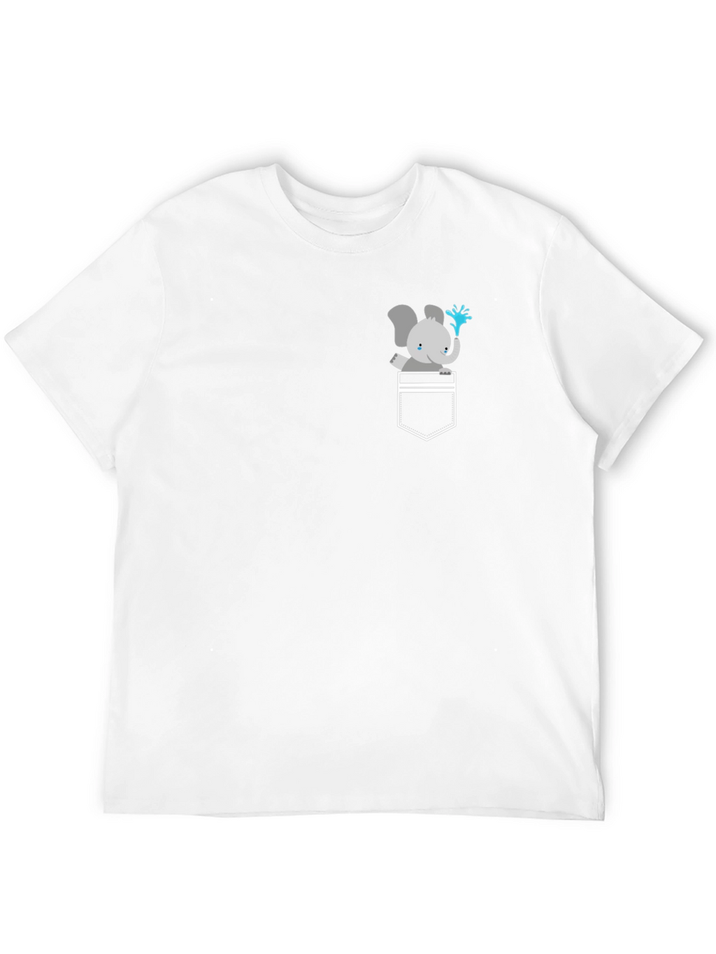 Elephant Pocket Graphic T-Shirt