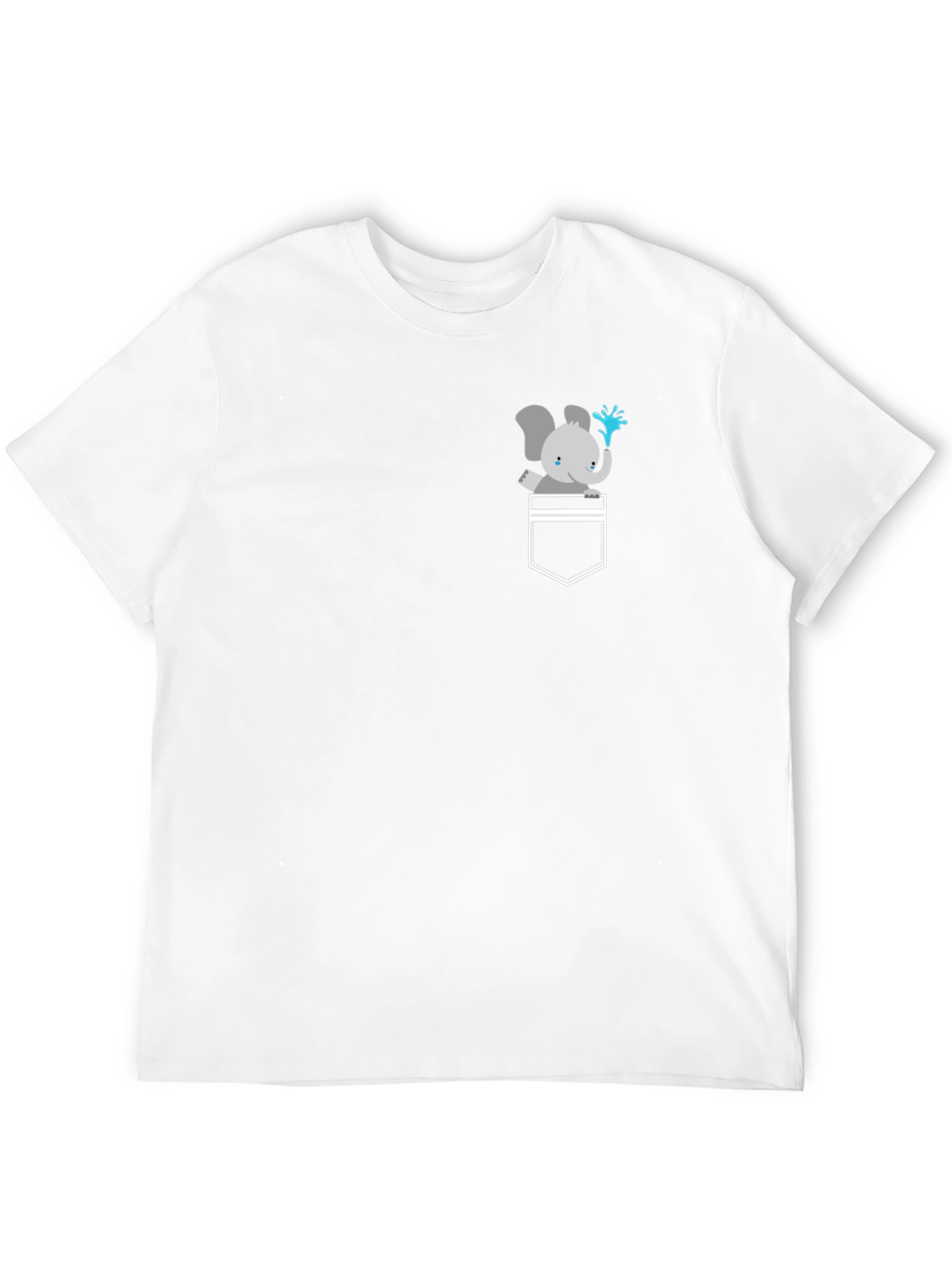 Elephant Pocket Graphic T-Shirt