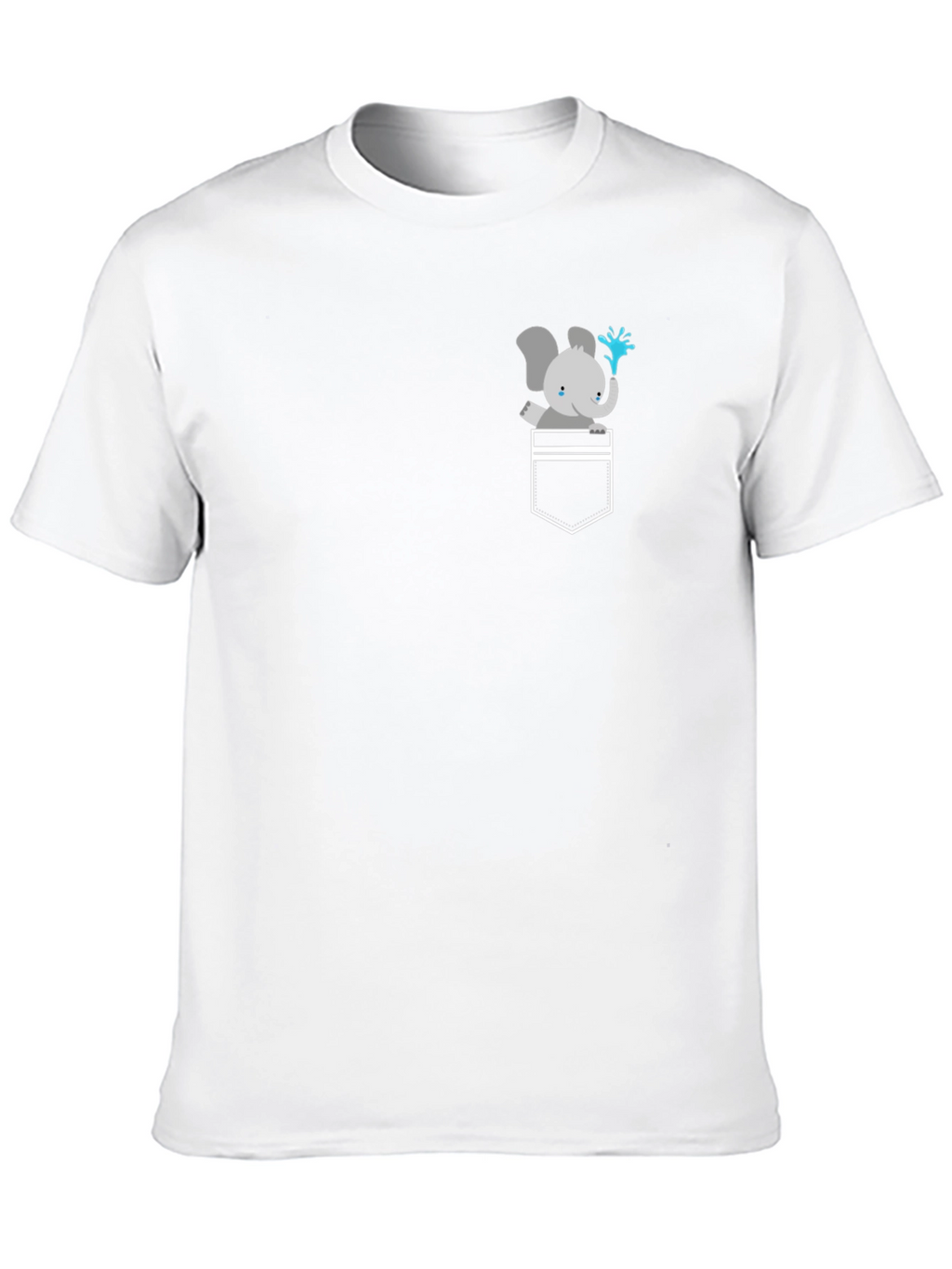 Elephant Pocket Graphic T-Shirt