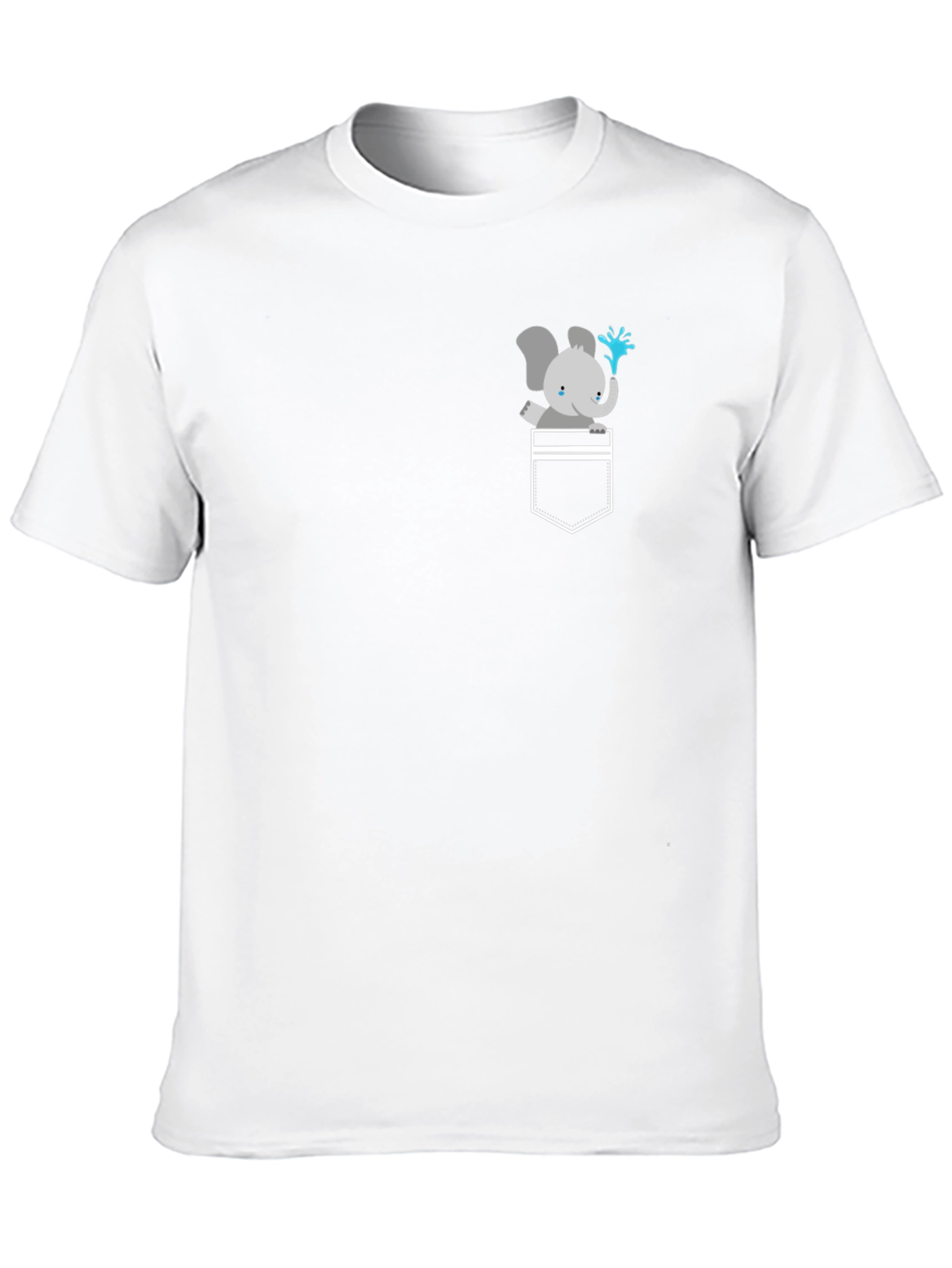 Elephant Pocket Graphic T-Shirt