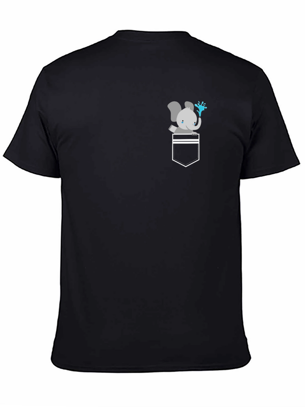 Elephant Pocket Graphic T-Shirt
