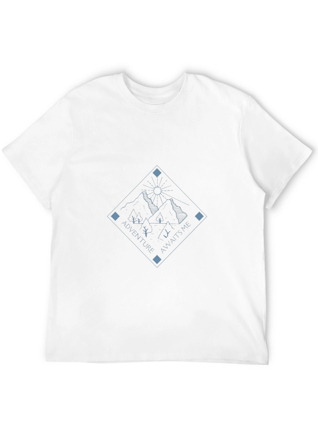 Adventure Awaits Graphic Tee - Mountain Design