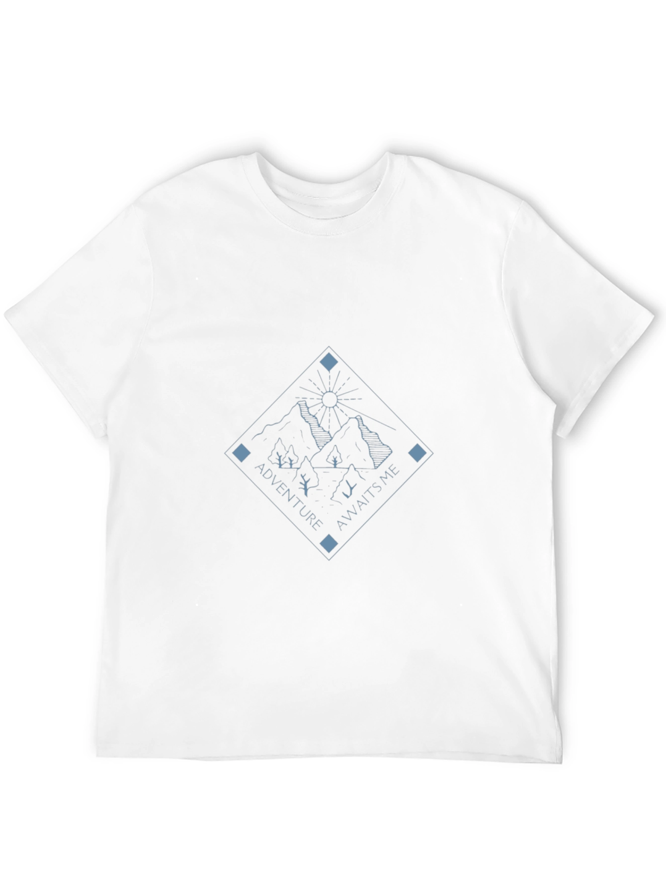 Adventure Awaits Graphic Tee - Mountain Design