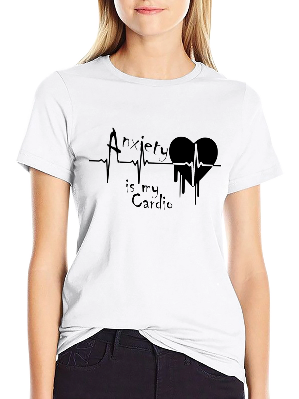 Anxiety Is My Cardio Graphic T-Shirt
