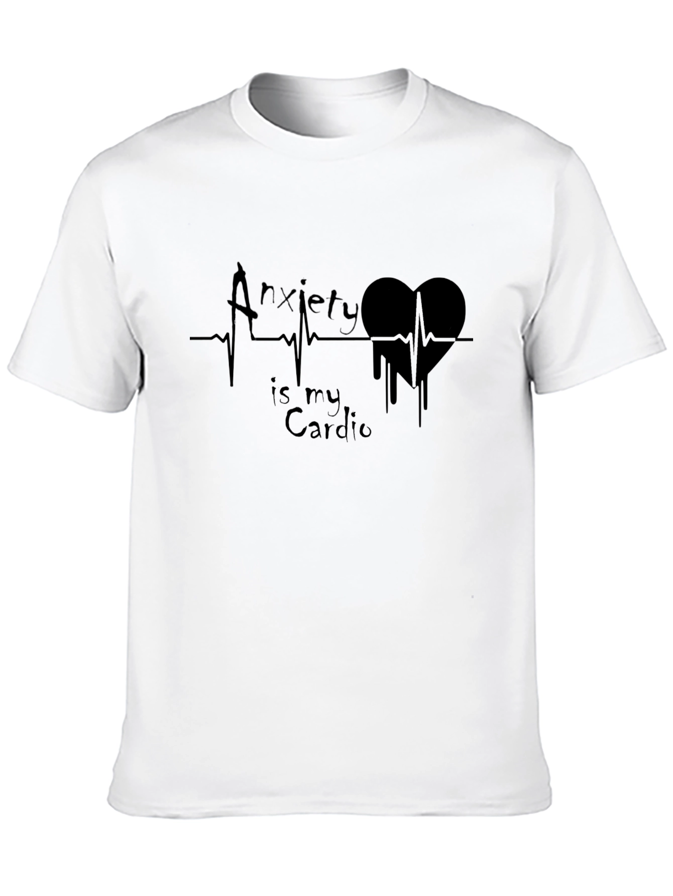 Anxiety Is My Cardio Graphic T-Shirt