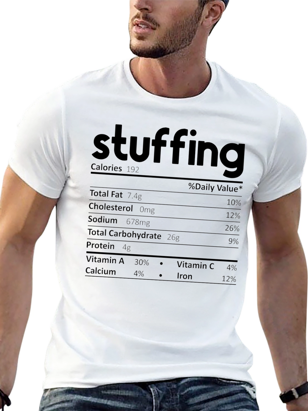 Stuffing Nutrition Facts T-Shirt