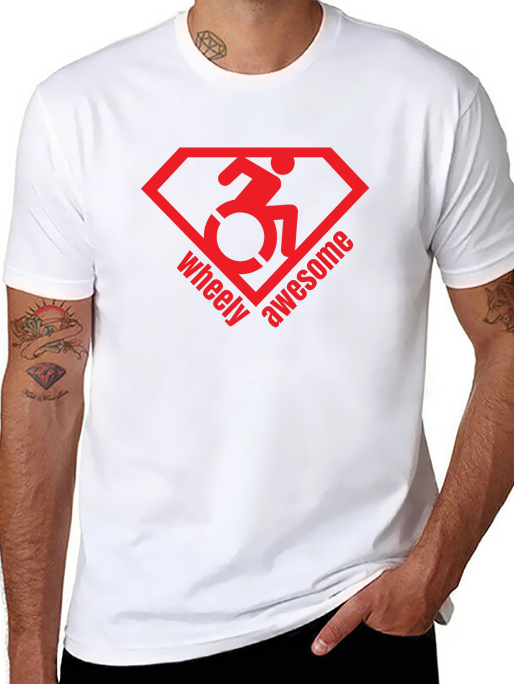 Wheely Awesome T-Shirt - Disability Pride