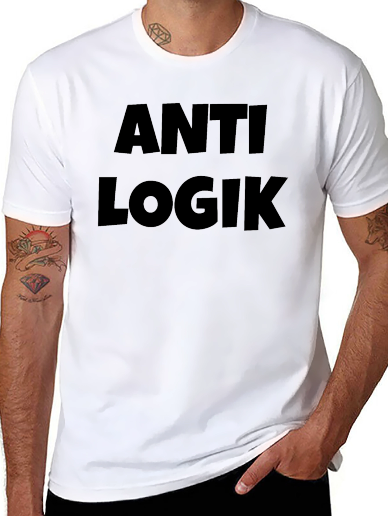 Anti Logik T-Shirt: Bold Statement Tee
