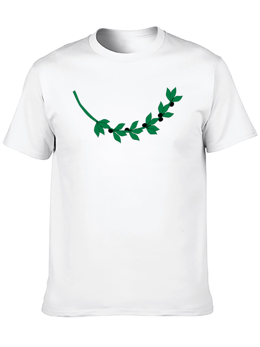 Olive Branch Graphic T-Shirt - Modern Casual Style