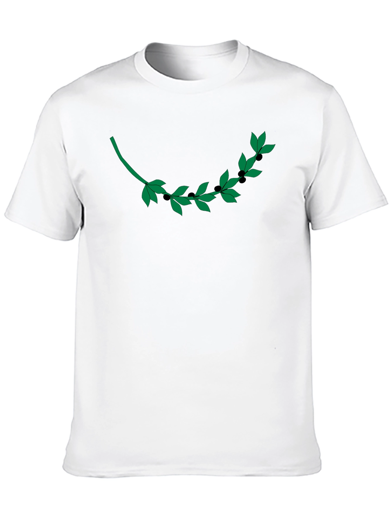 Olive Branch Graphic T-Shirt - Modern Casual Style