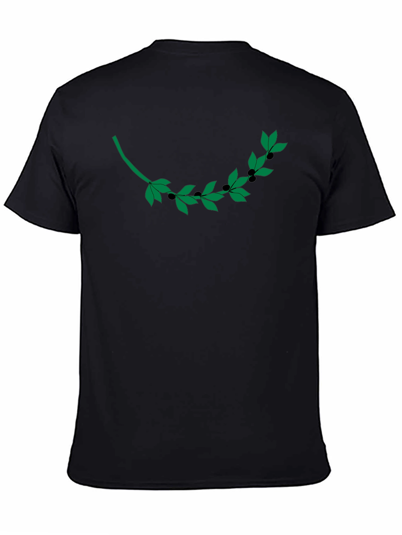 Olive Branch Graphic T-Shirt - Modern Casual Style