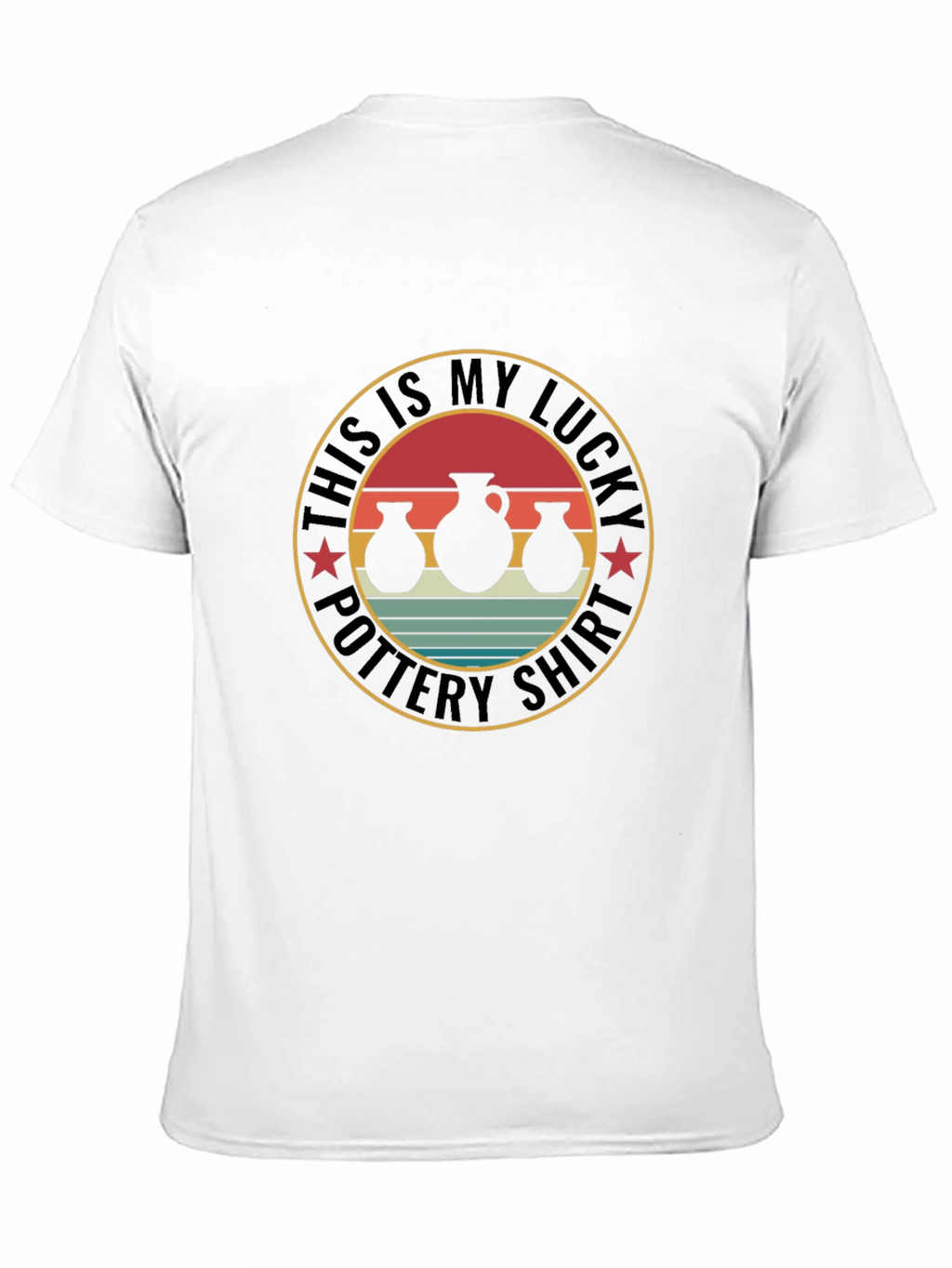 Lucky Pottery Shirt - Black Graphic Tee