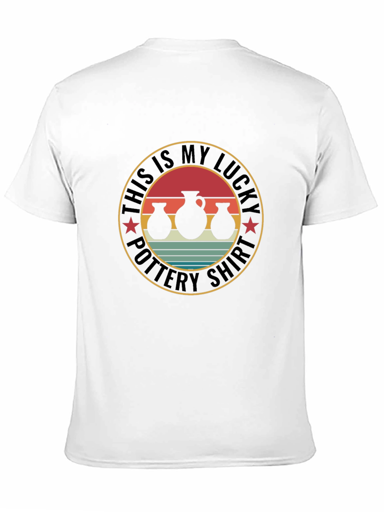 Lucky Pottery Shirt - Black Graphic Tee