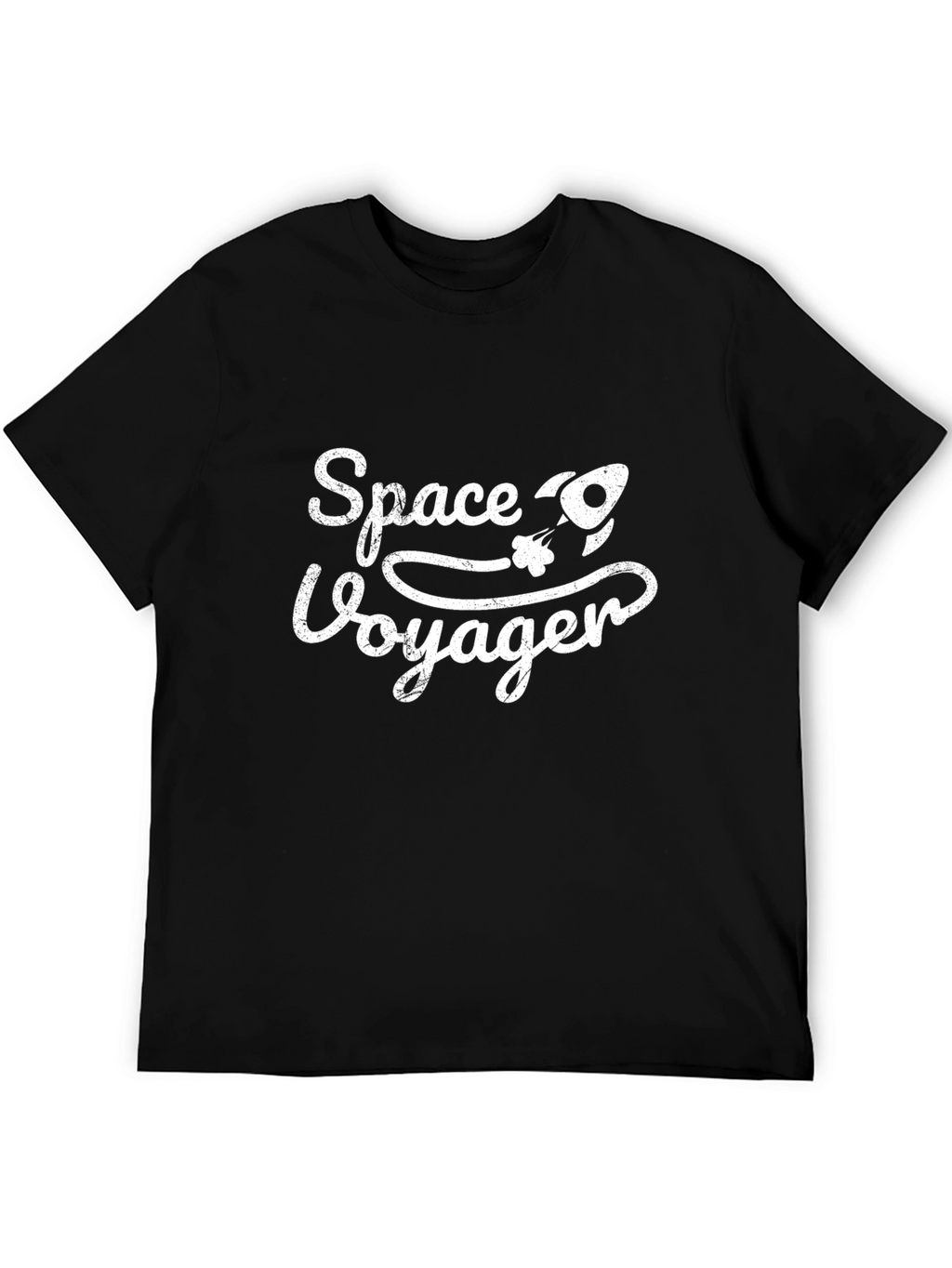 Space Voyager Graphic Tee - Black
