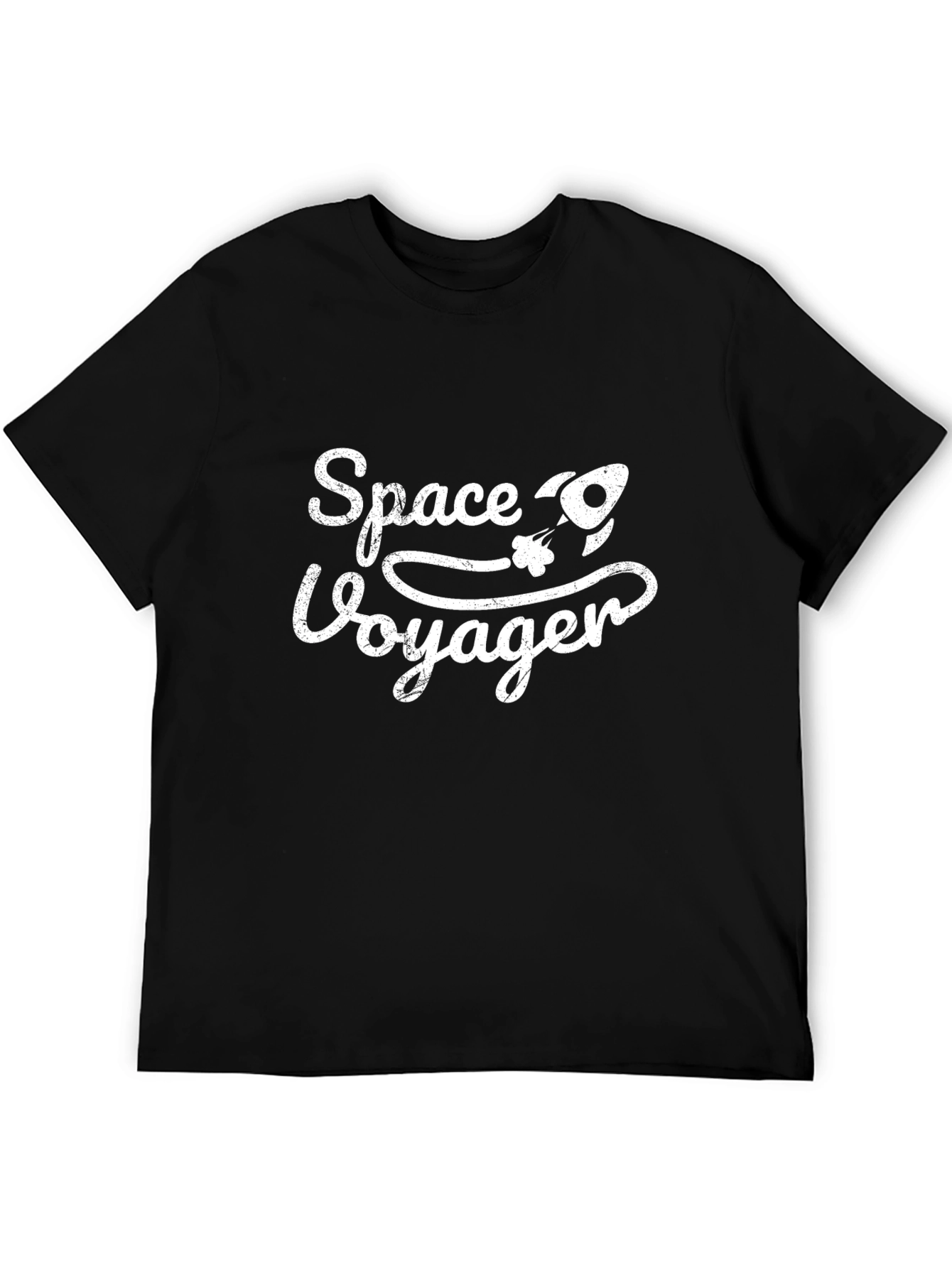 Space Voyager Graphic Tee - Black