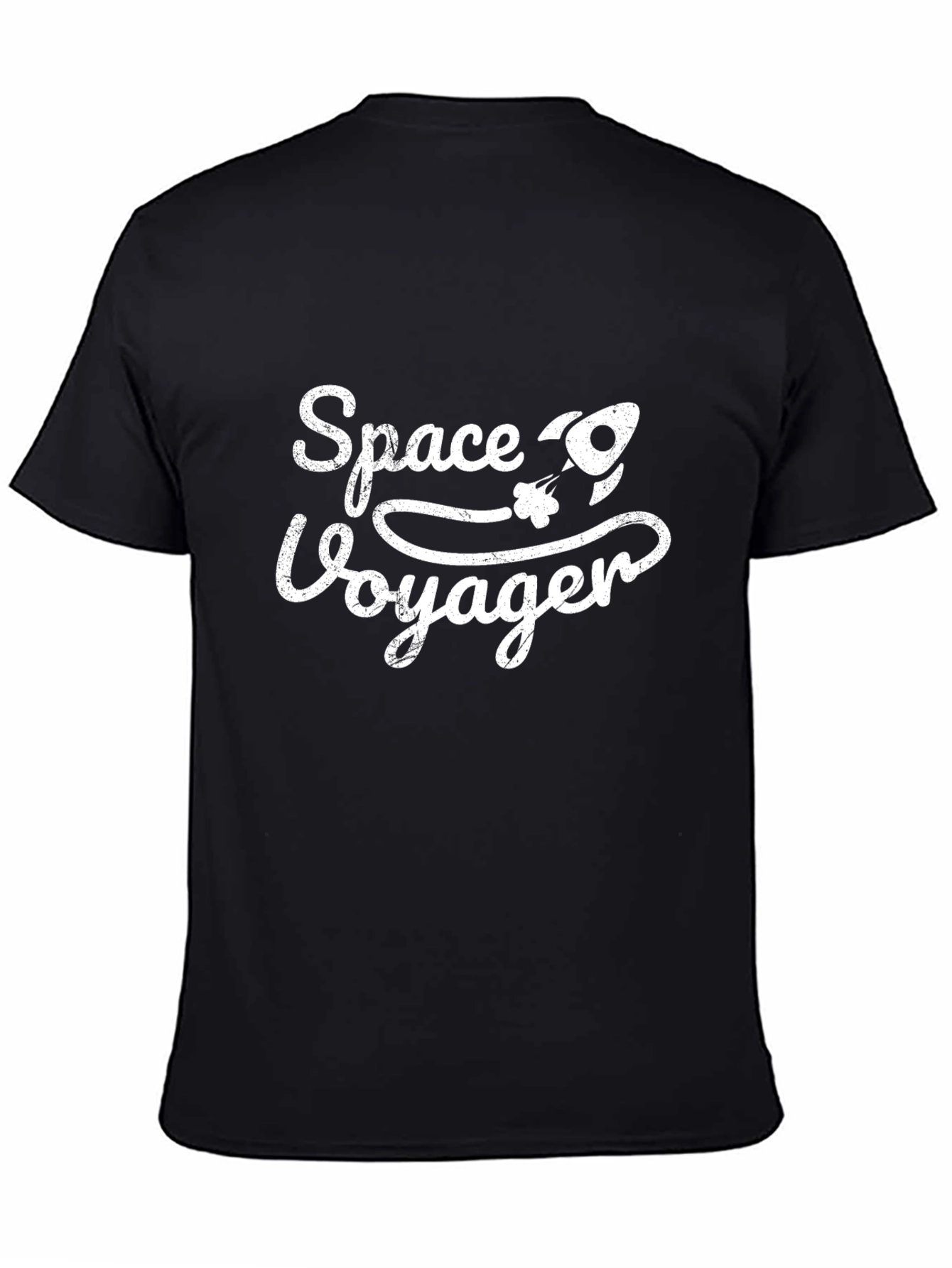 Space Voyager Graphic Tee - Black