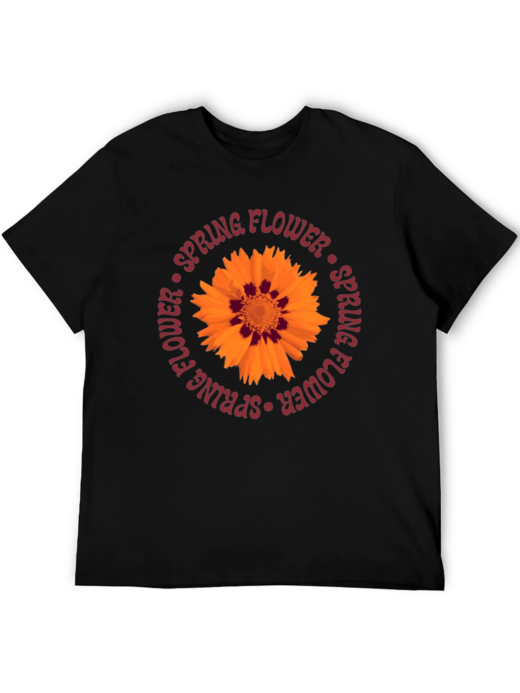 Spring Flower Graphic Tee - Casual Comfort