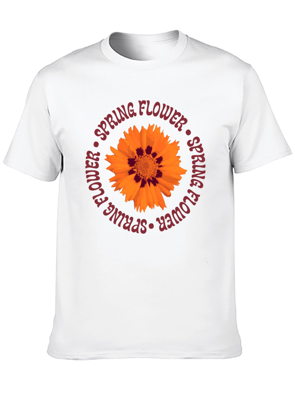 Spring Flower Graphic Tee - Casual Comfort