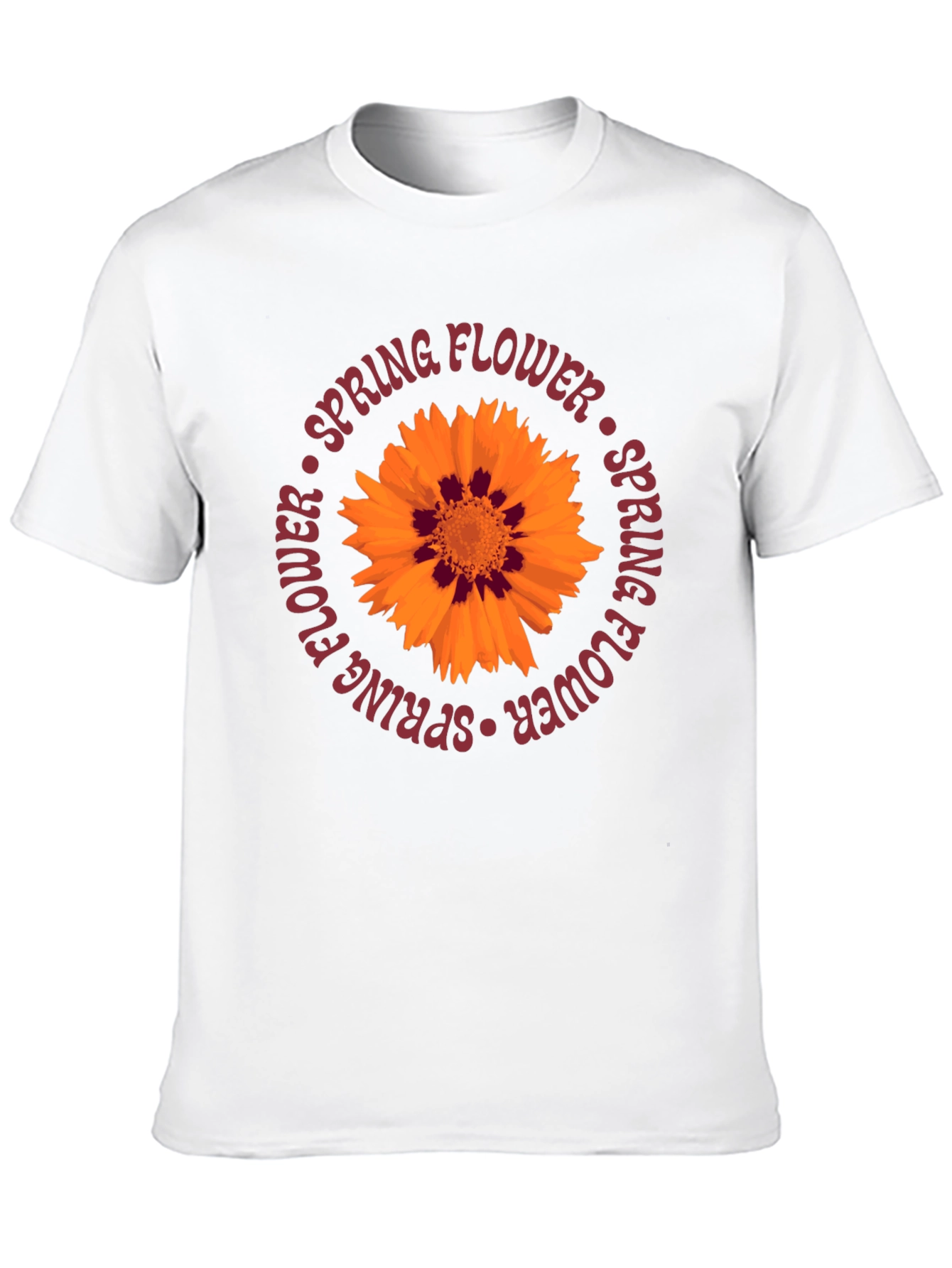 Spring Flower Graphic Tee - Casual Comfort