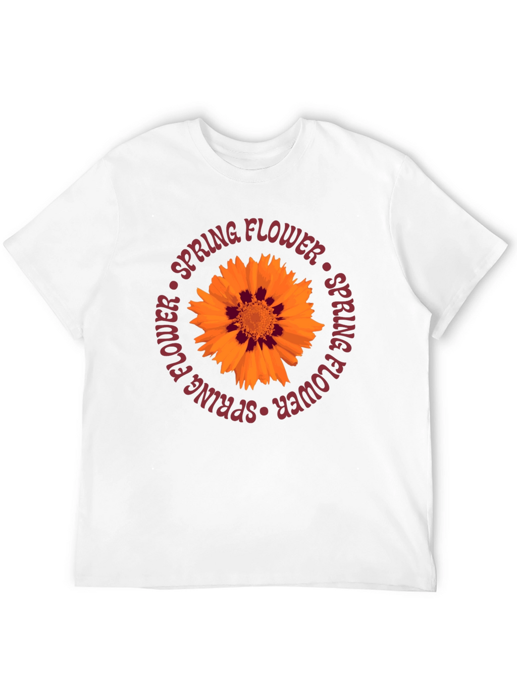 Spring Flower Graphic Tee - Casual Comfort