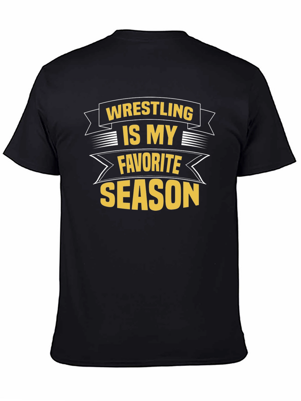 Wrestling Season T-Shirt - Black