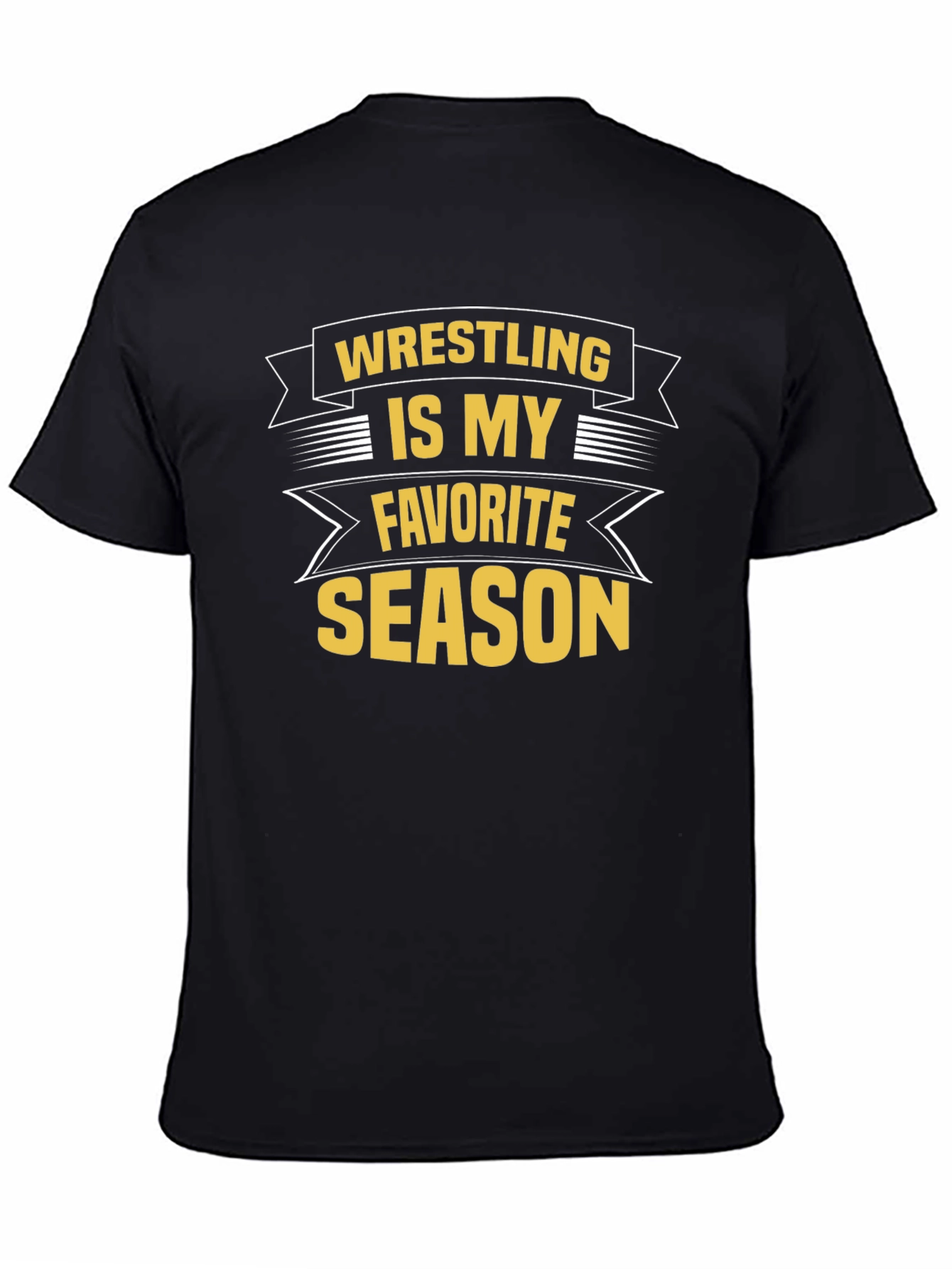 Wrestling Season T-Shirt - Black