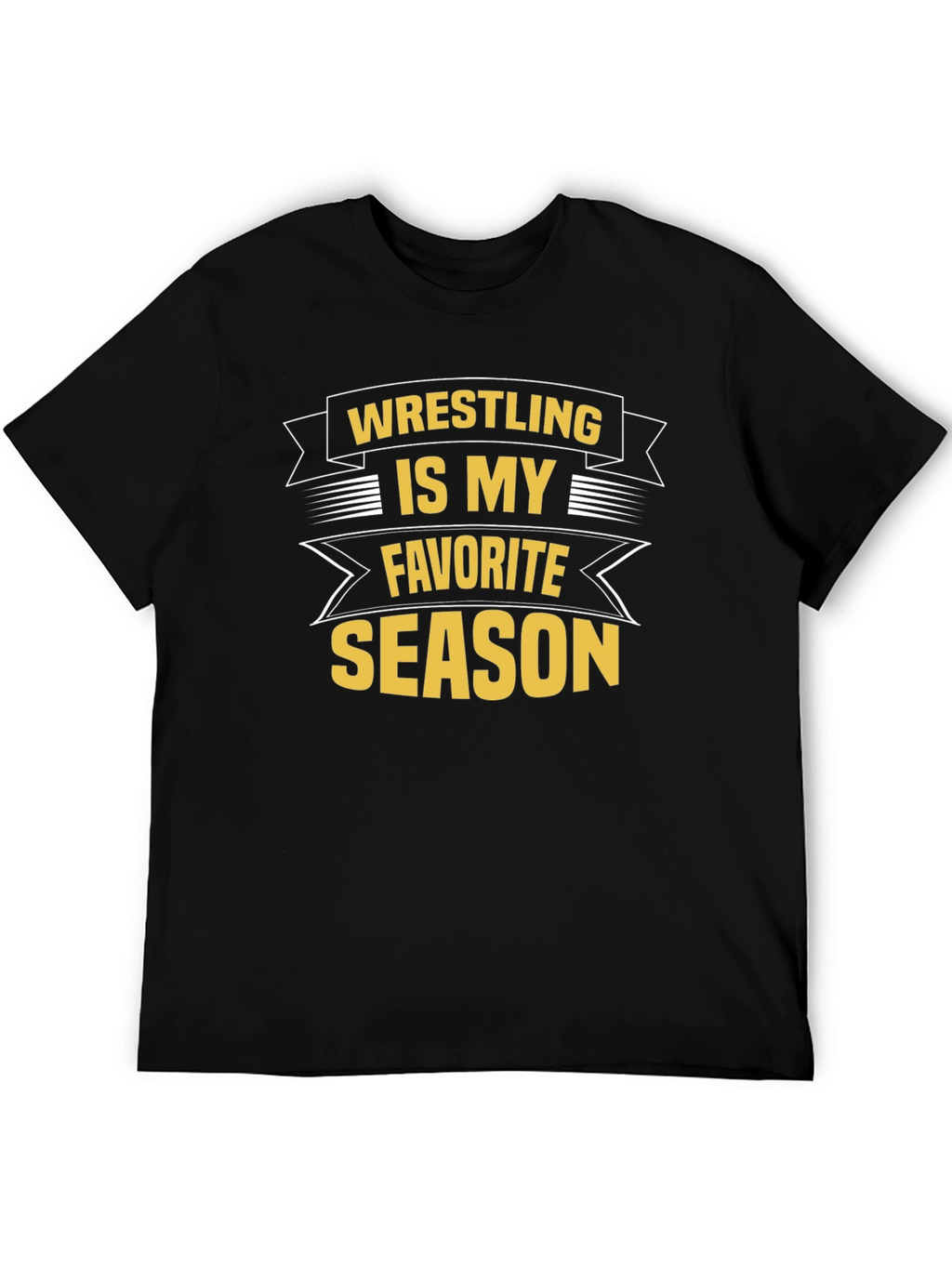 Wrestling Season T-Shirt - Black