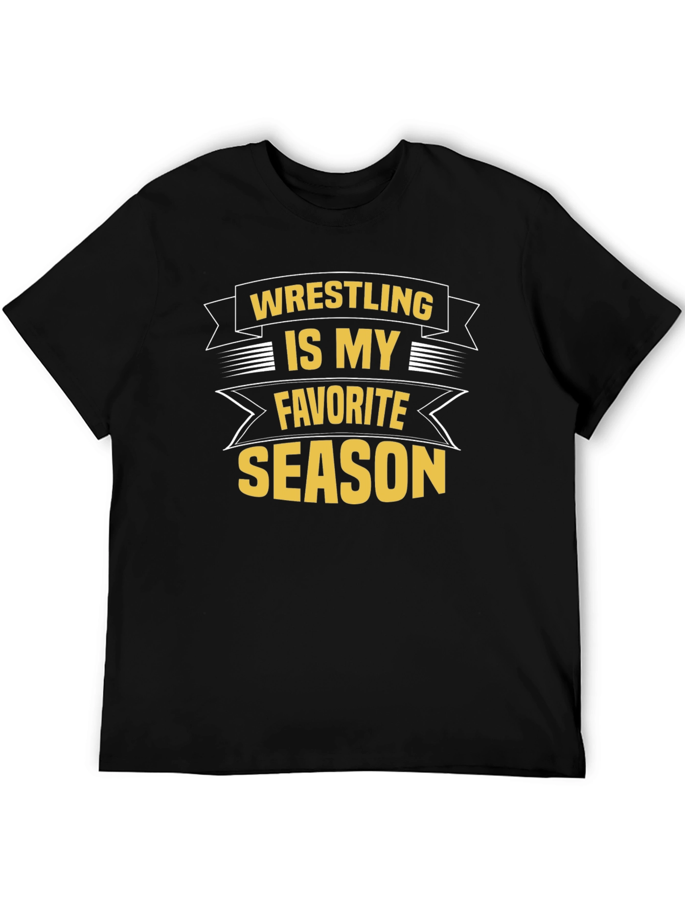 Wrestling Season T-Shirt - Black