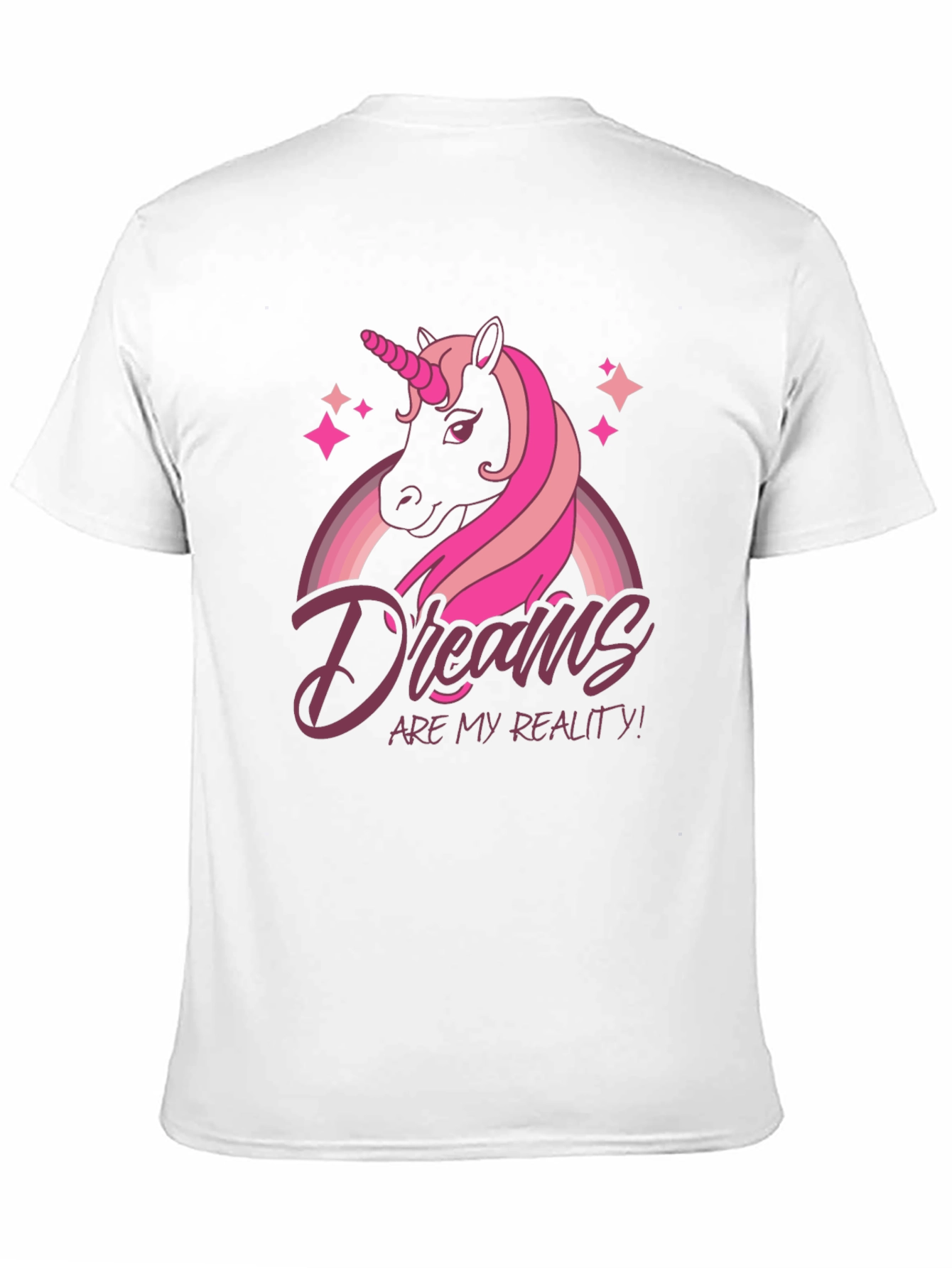 Dreams Are My Reality Unicorn Graphic T-Shirt