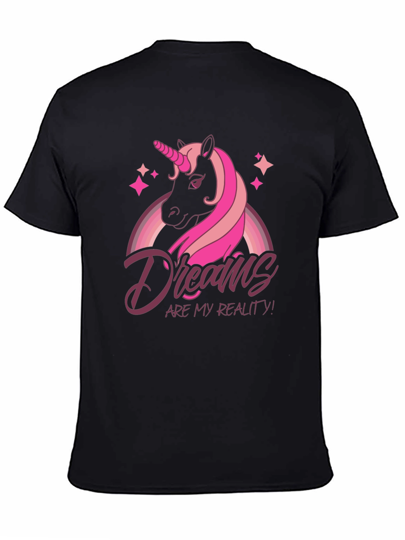 Dreams Are My Reality Unicorn Graphic T-Shirt