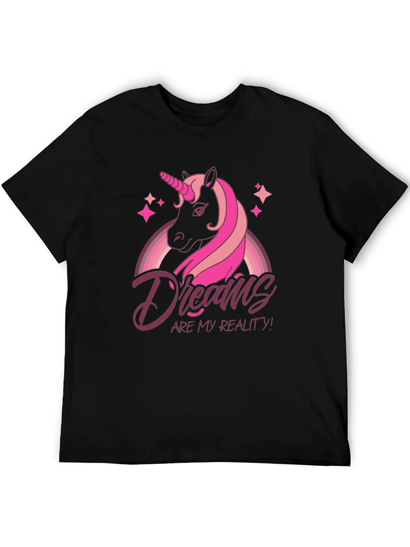 Dreams Are My Reality Unicorn Graphic T-Shirt