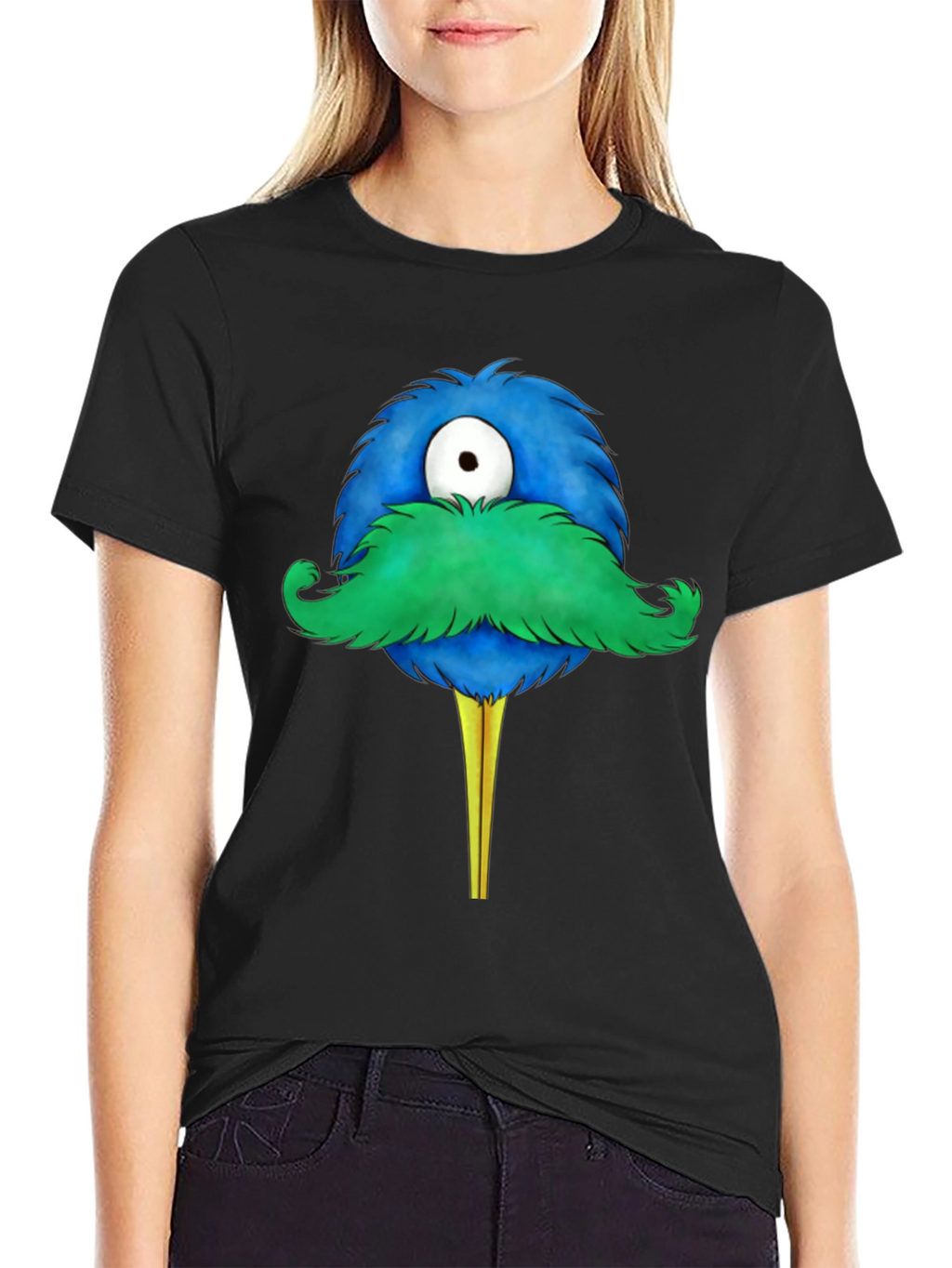Monster Moustache Graphic Tee