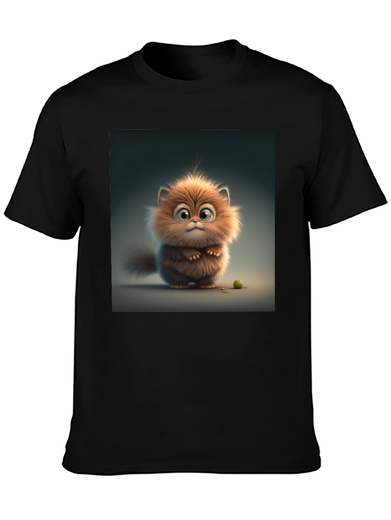 Cute Cartoon Creature Graphic Tee - Soft Cotton Blend