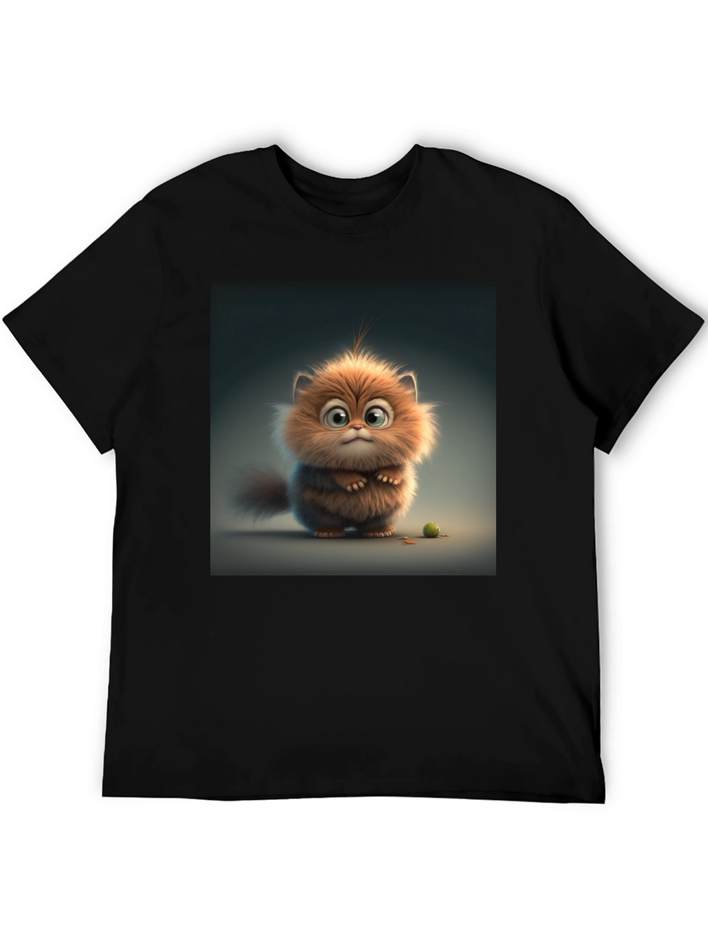 Cute Cartoon Creature Graphic Tee - Soft Cotton Blend