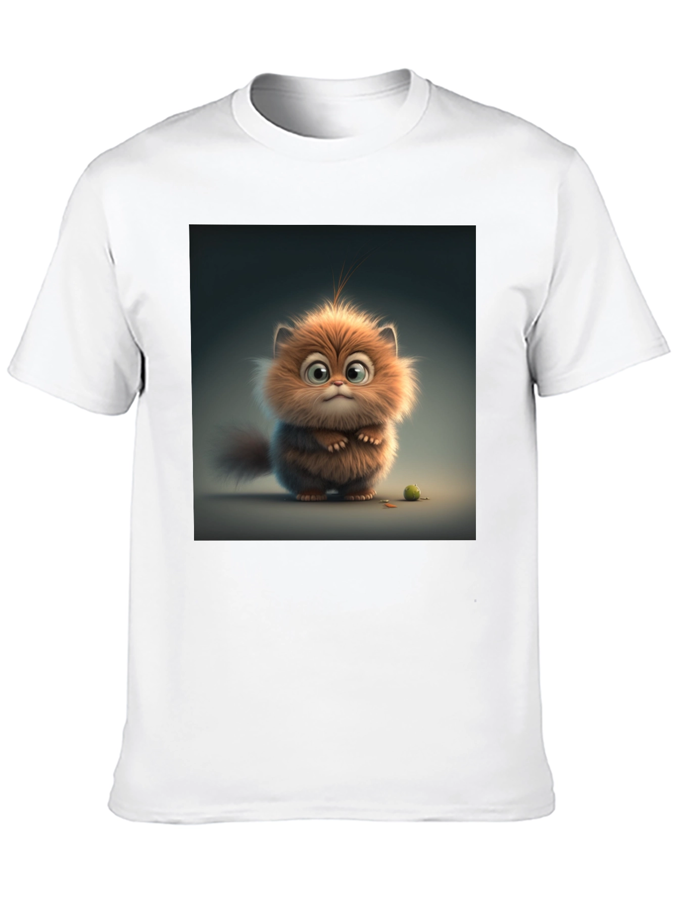 Cute Cartoon Creature Graphic Tee - Soft Cotton Blend