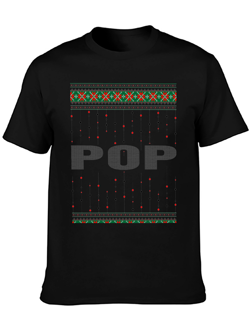 Ugly Christmas Sweater Style POP T-Shirt